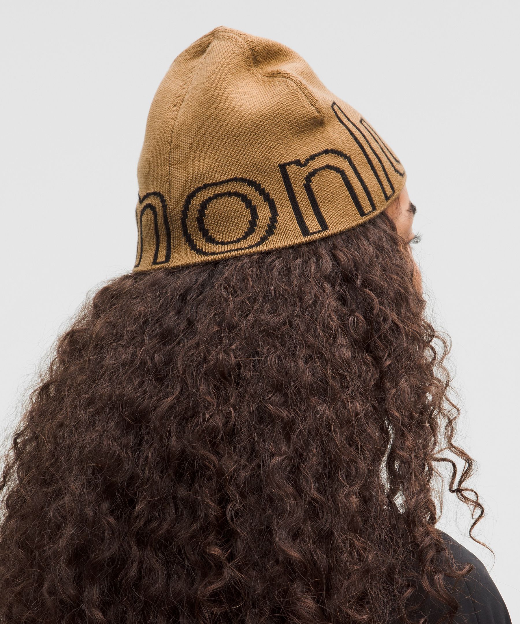 Lululemon Wordmark Merino Wool Skull Beanie