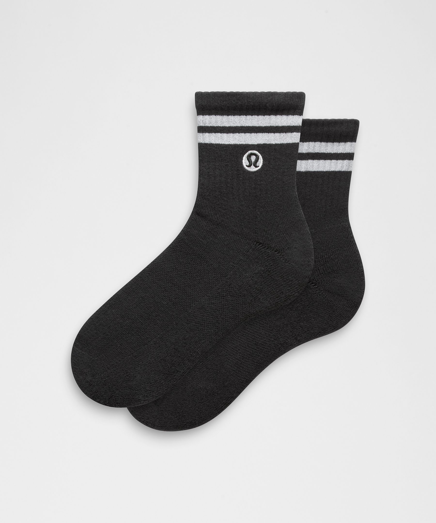 Unisex Daily Essential Quarter Socks *Stripe