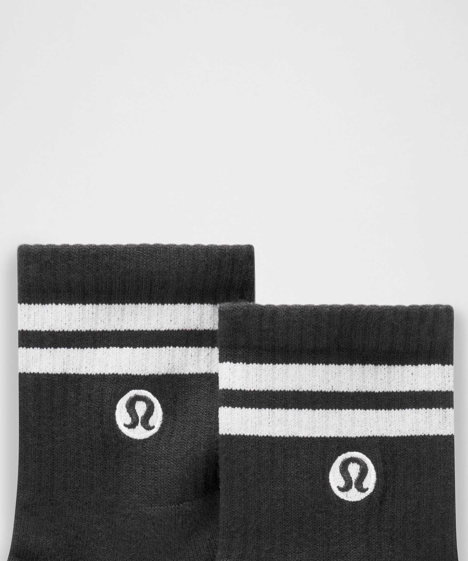 Носки Lululemon Daily Essential Quarter в полоску — фото 2