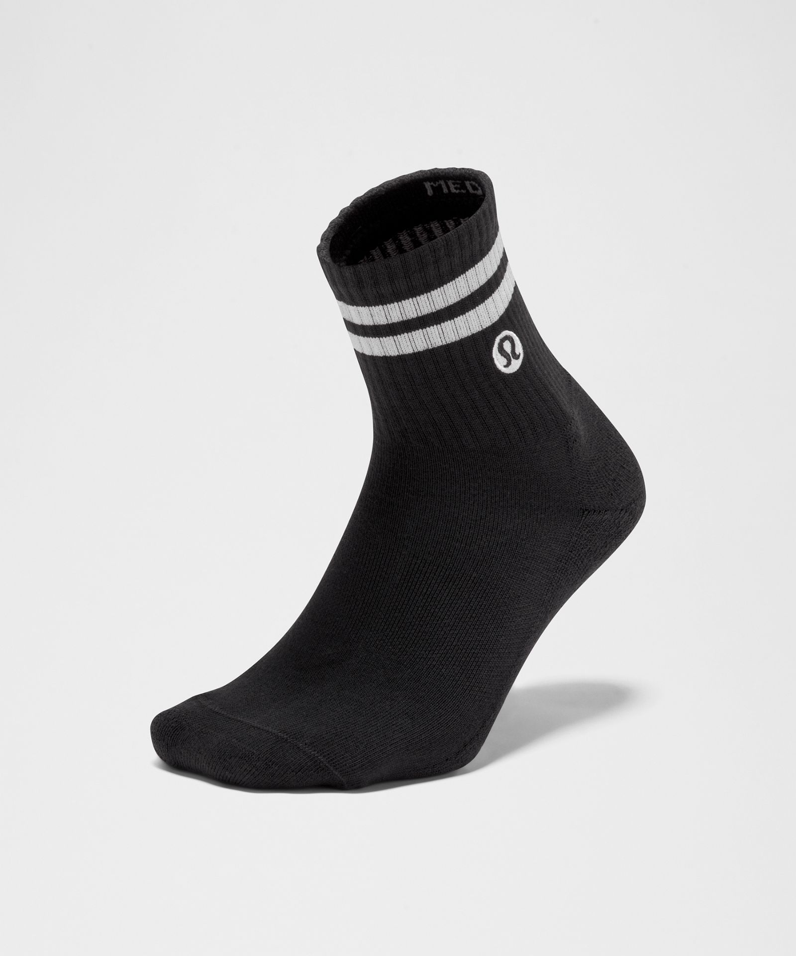 Носки Lululemon Daily Essential Quarter в полоску — фото 3