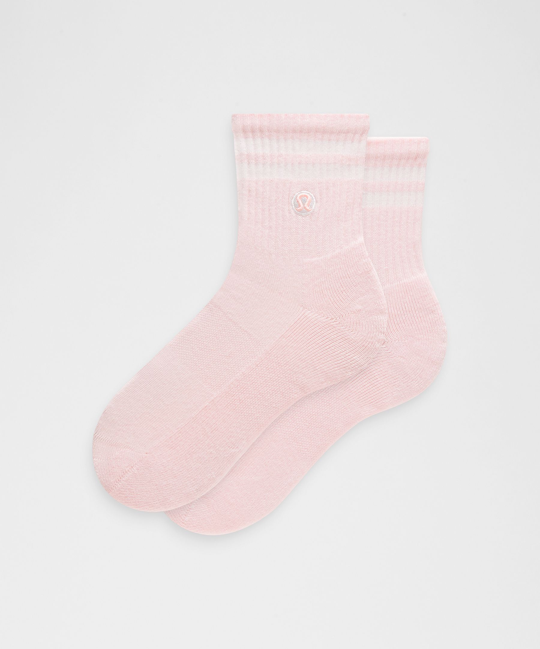 Unisex Daily Essential Quarter Socks *Stripe
