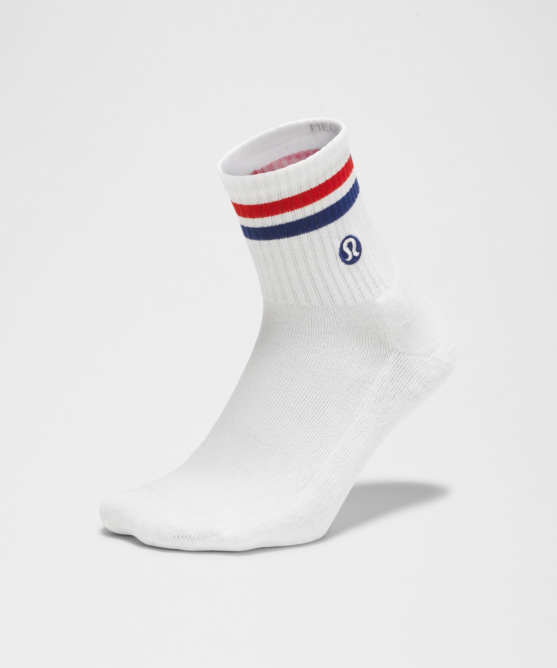 Unisex Daily Essential Quarter Socks *Stripe