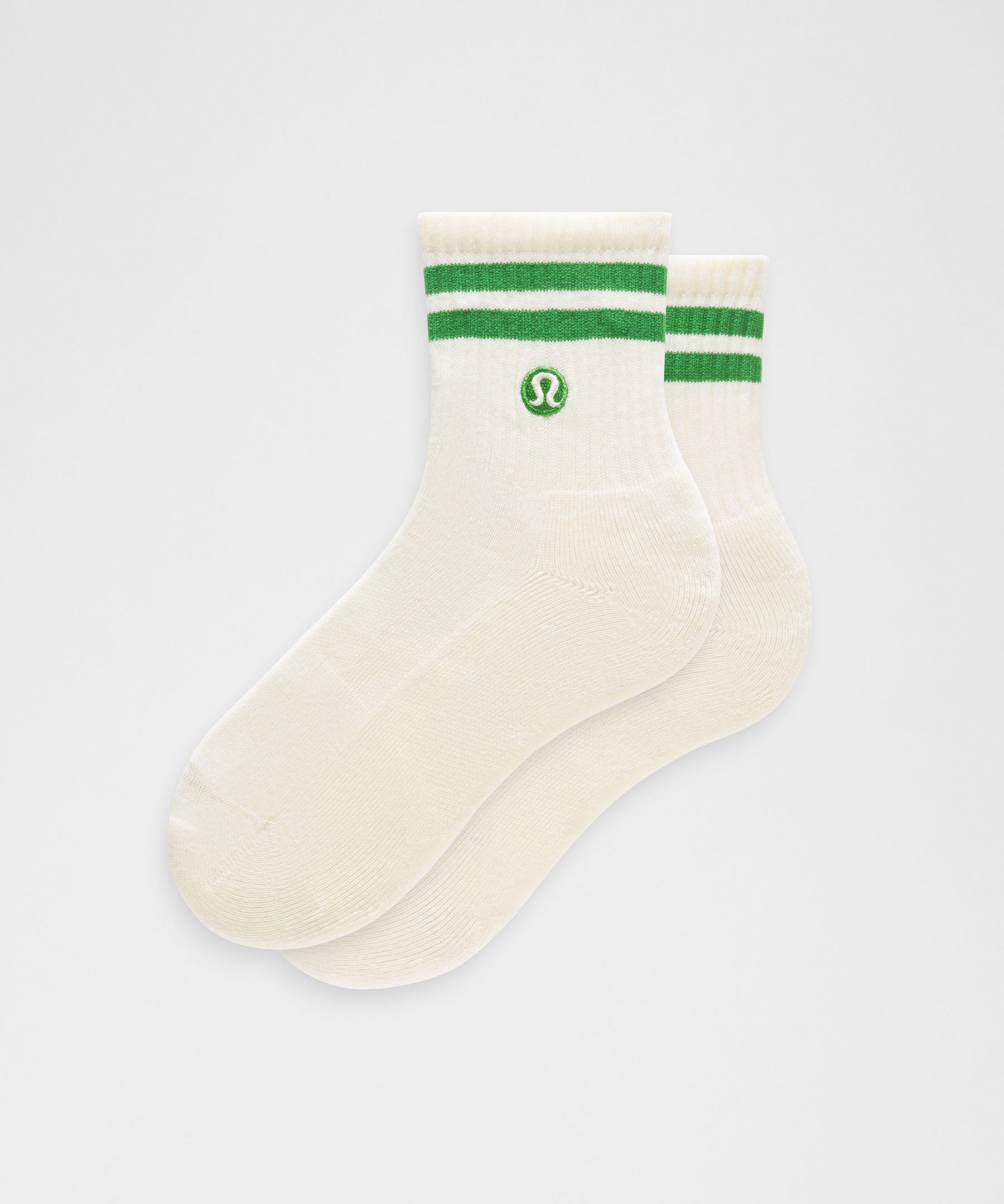 Unisex Daily Essential Quarter Socks *Stripe
