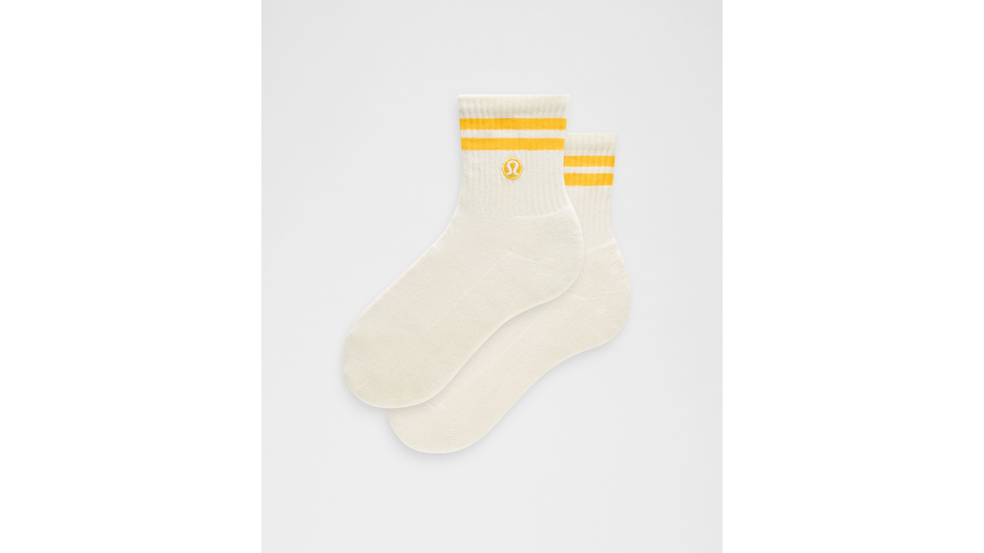 Unisex Daily Essential Quarter Socks *Stripe