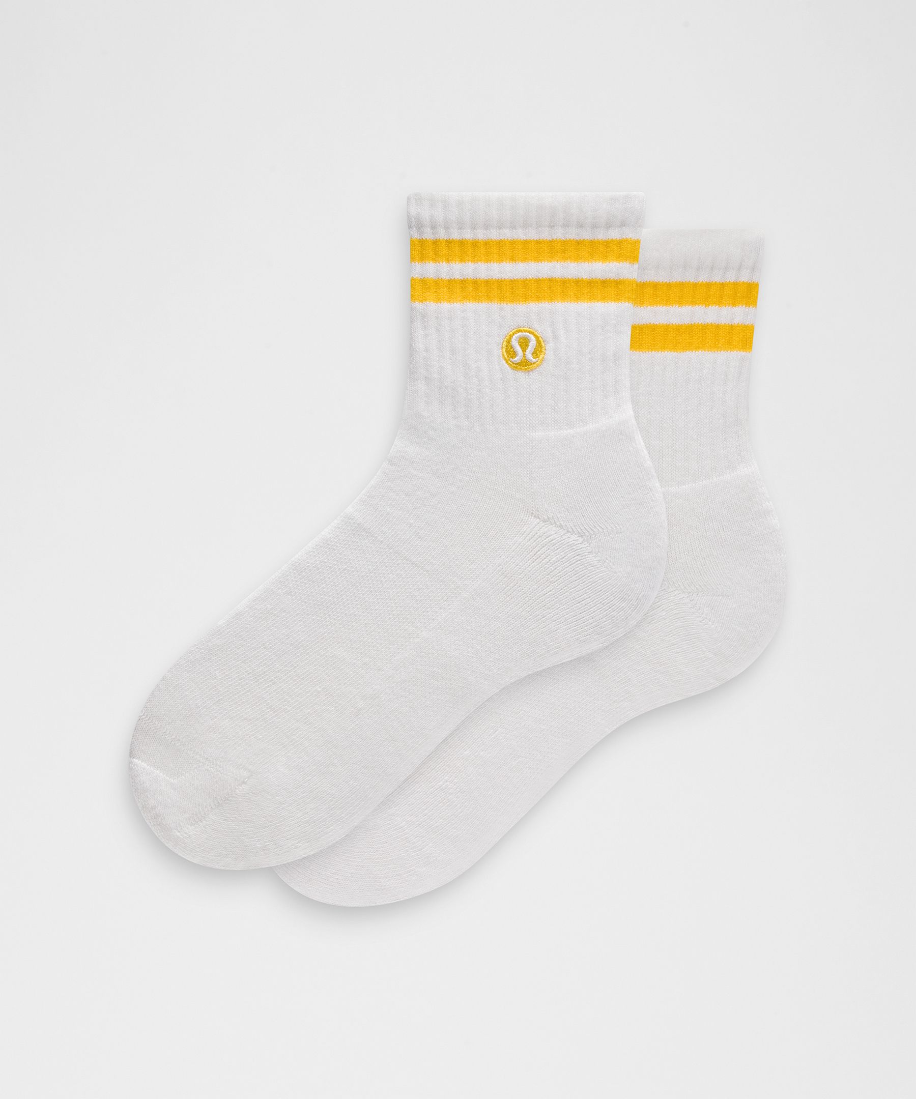 Unisex Daily Essential Quarter Socks *Stripe