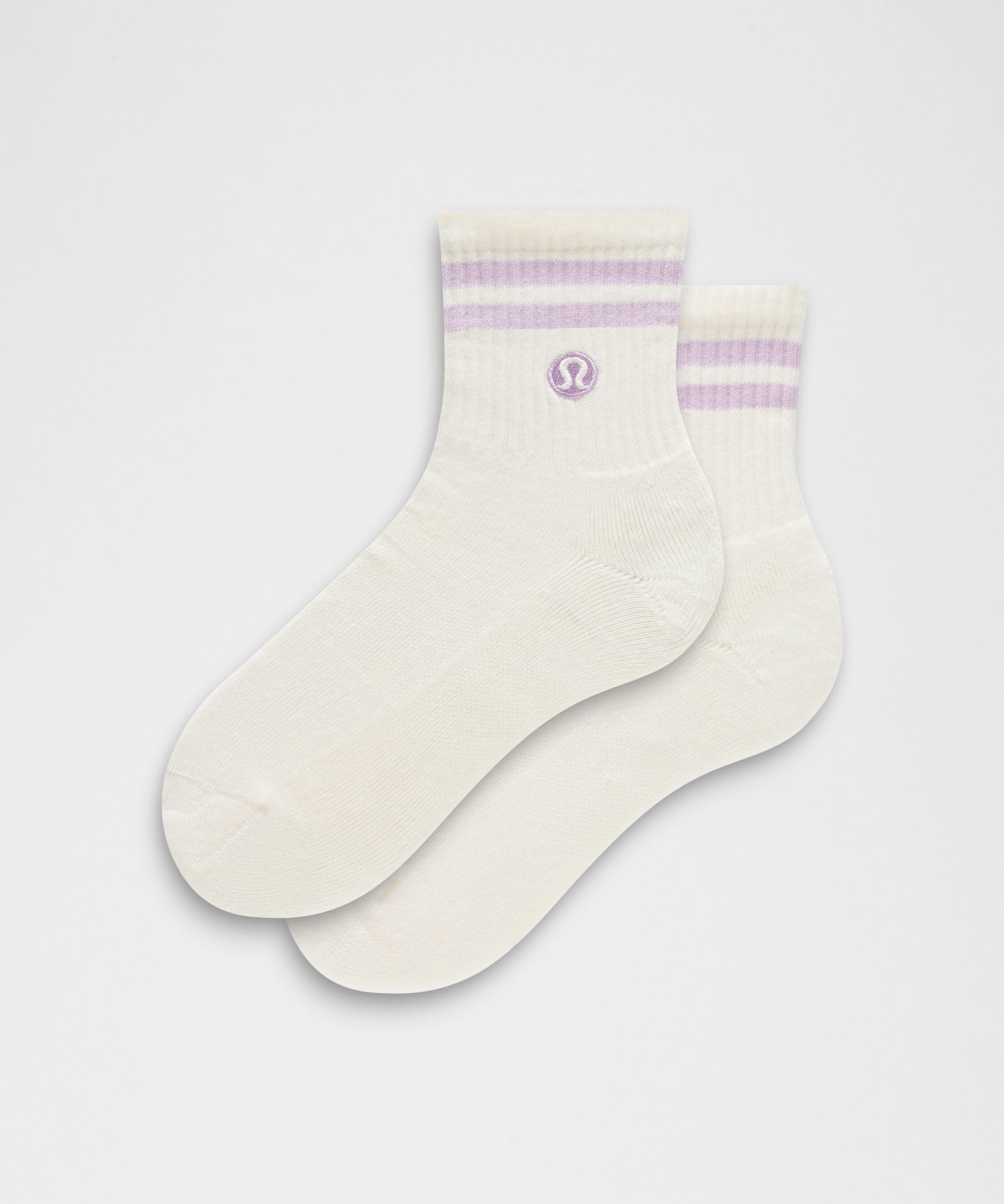 Unisex Daily Essential Quarter Socks *Stripe