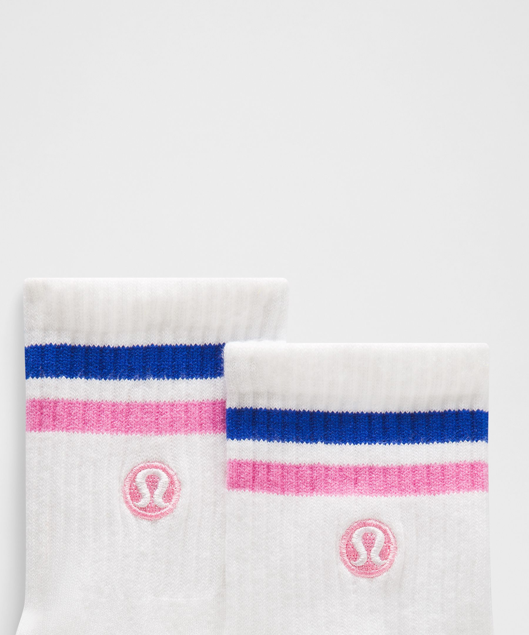 Unisex Daily Essential Quarter Socks *Stripe