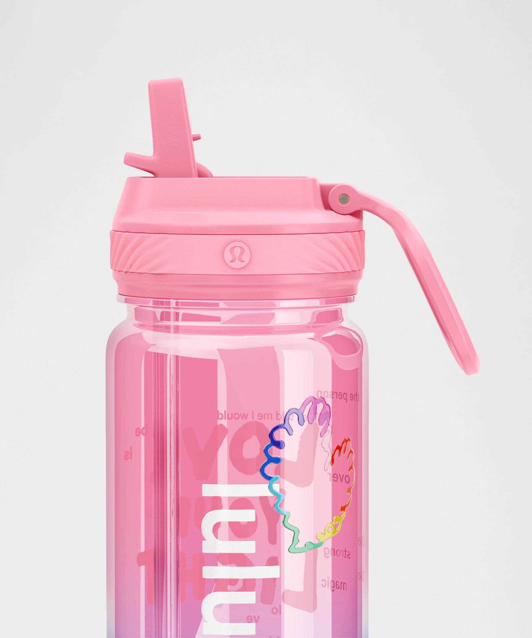 Bouteille d&rsquo;eau Back to Life 710ml Bouchon avec paille *Pride