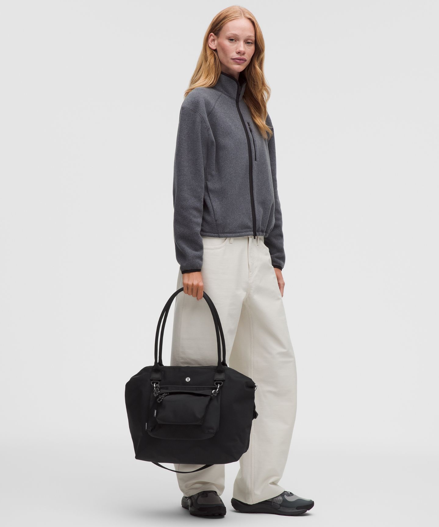 Сумка Lululemon Modular Tote with Pouches, цвет: Чёрный / Серебряный — фото 2