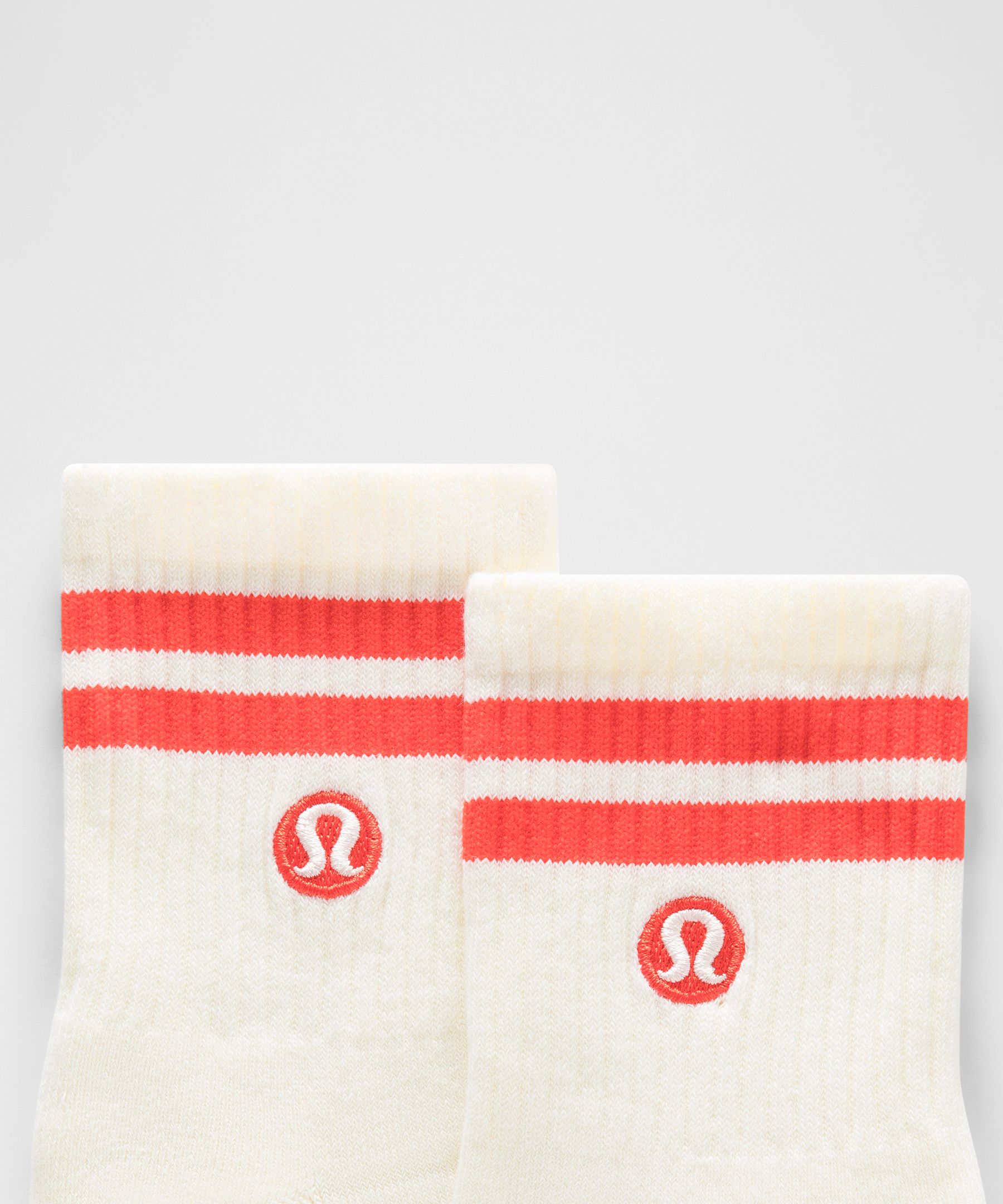 Unisex Daily Essential Quarter Socks 3 Pack *Stripe