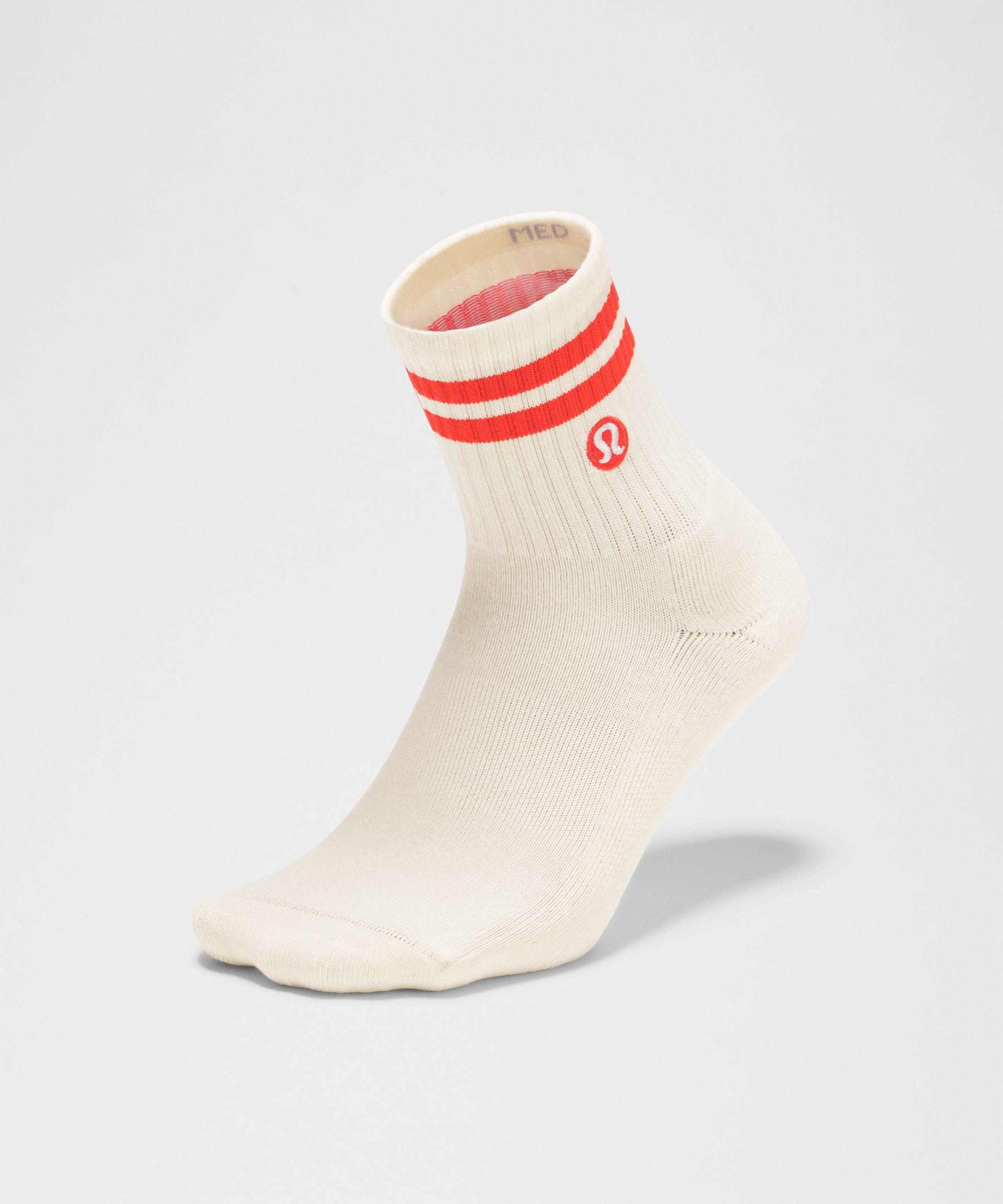 Unisex Daily Essential Quarter Socks 3 Pack *Stripe
