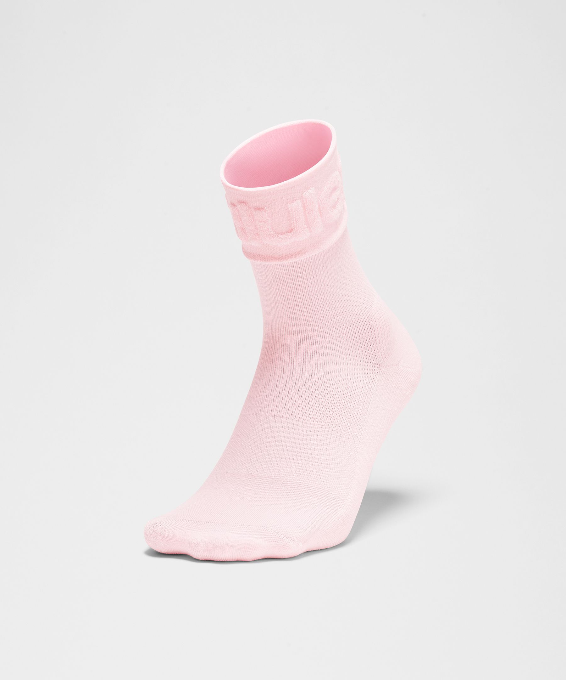 Unisex Fold-Over Terry Quarter Socks