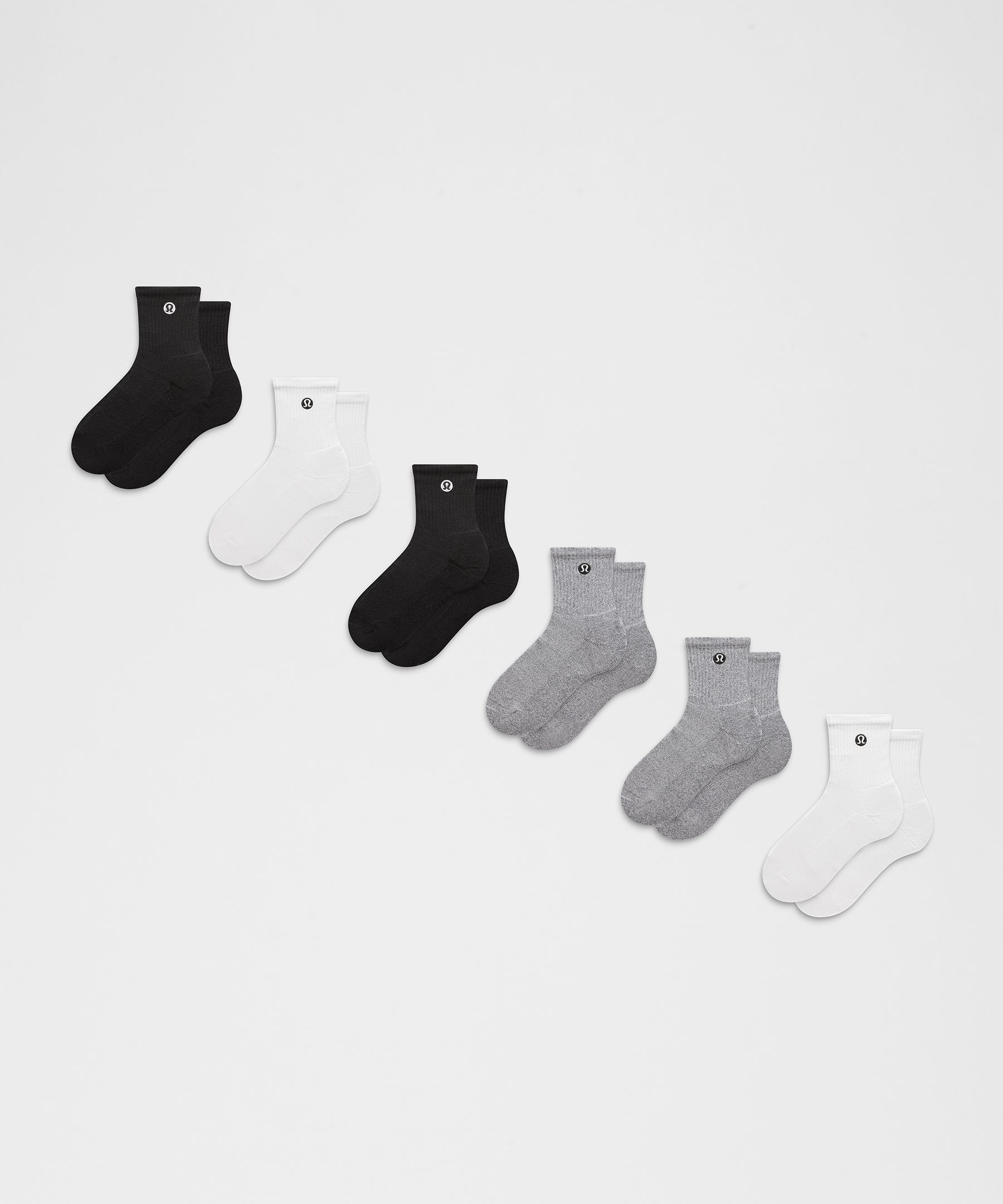 Daily Essential Quarter-Socken Unisex *6er-Pack