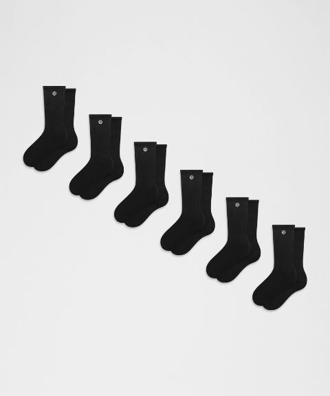 Носки Lululemon Daily Essential, 6 пар, унисекс