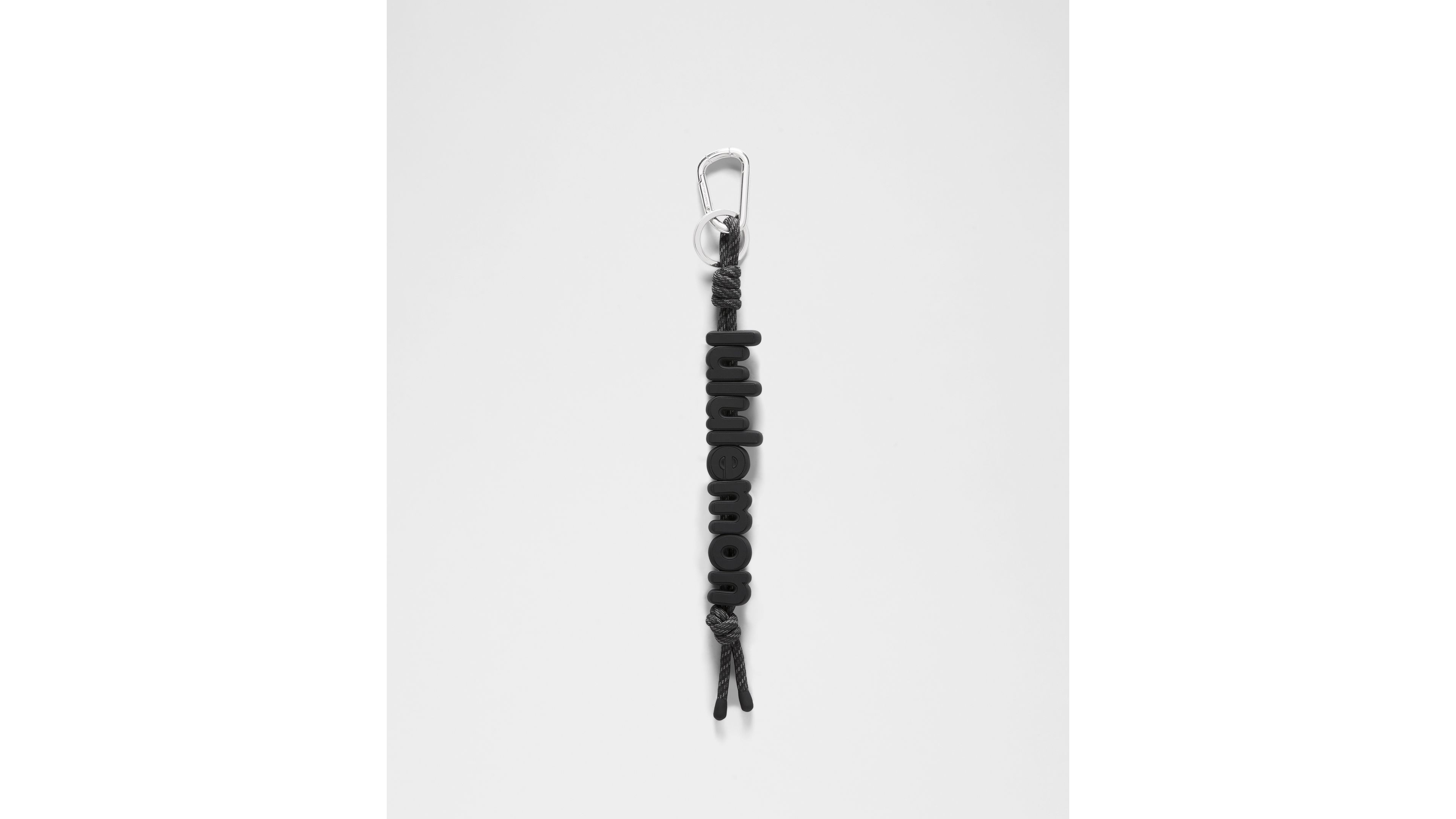 Silicone Wordmark Keychain