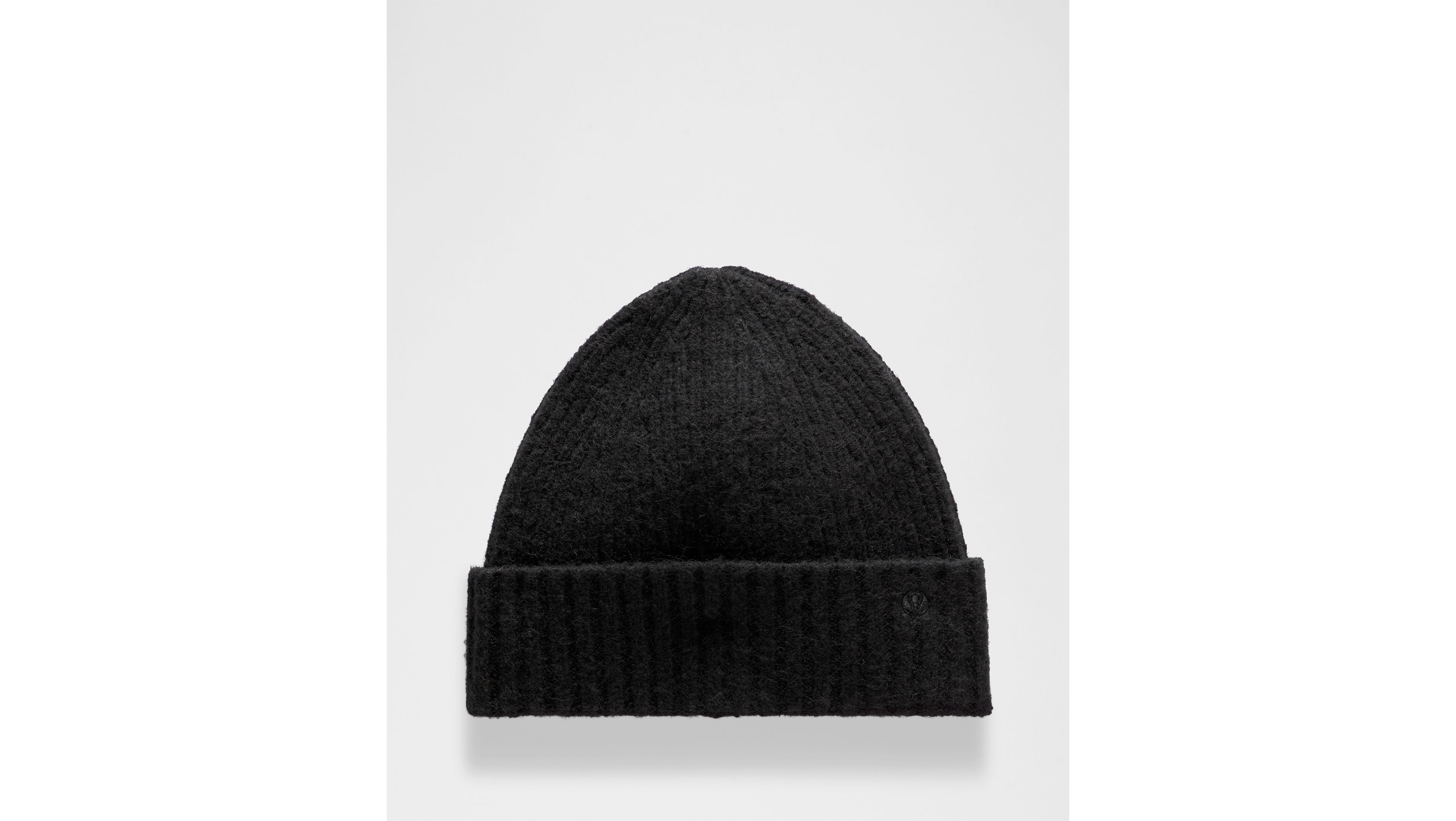 Ribbed-Knit Wide-Cuff Beanie