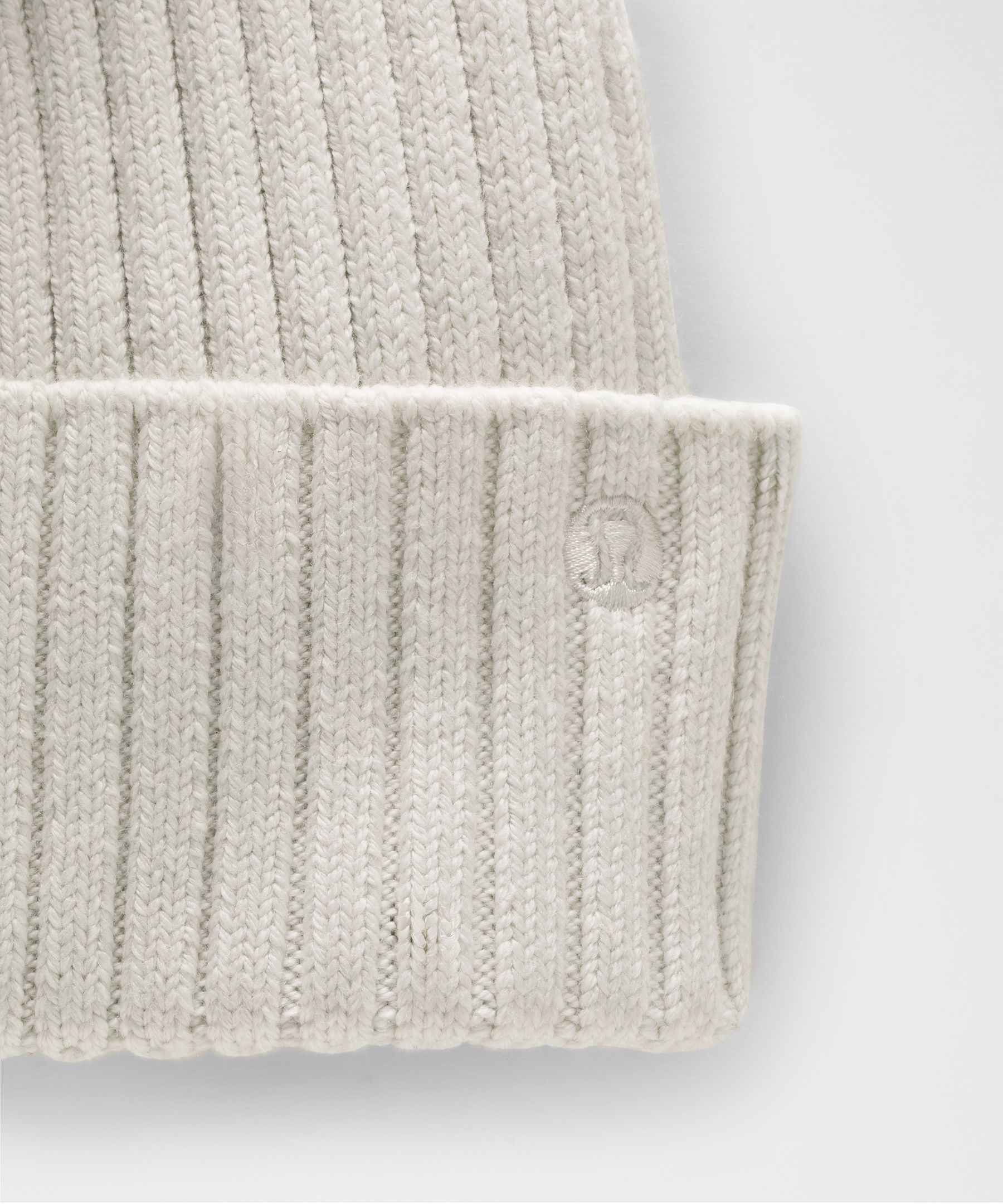 Merino Wool-Blend Ribbed-Knit Pom Beanie