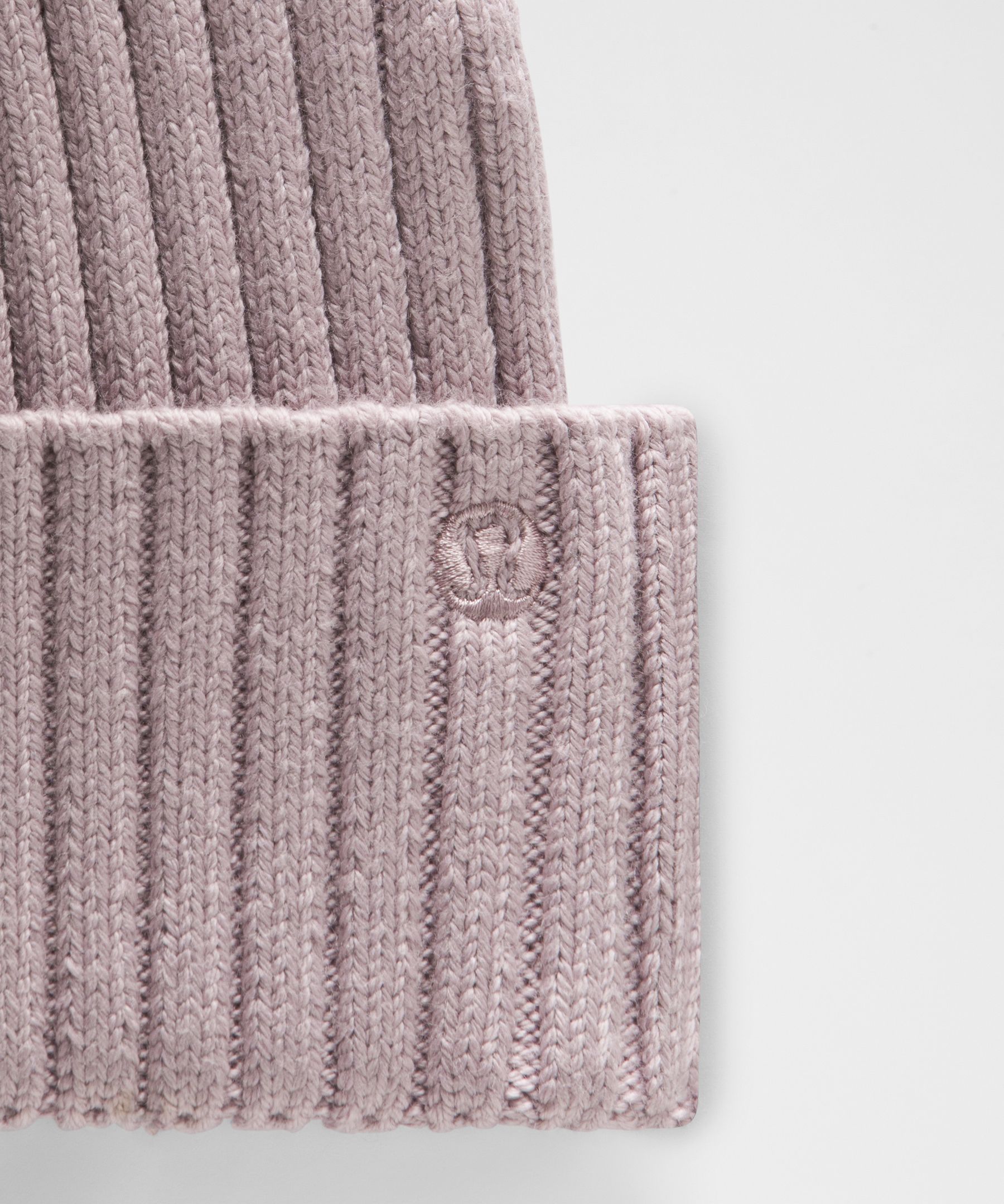Merino Wool-Blend Ribbed-Knit Pom Beanie