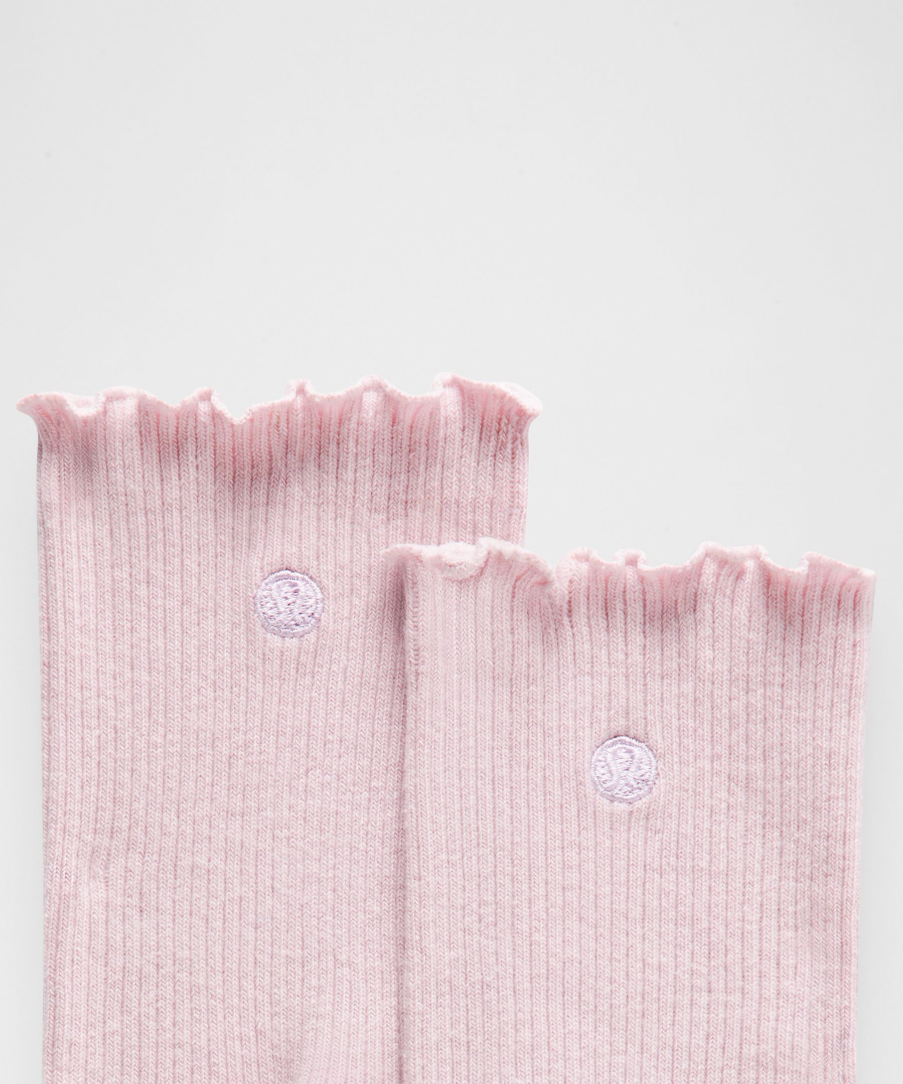 Unisex Lettuce Edge Quarter Socks