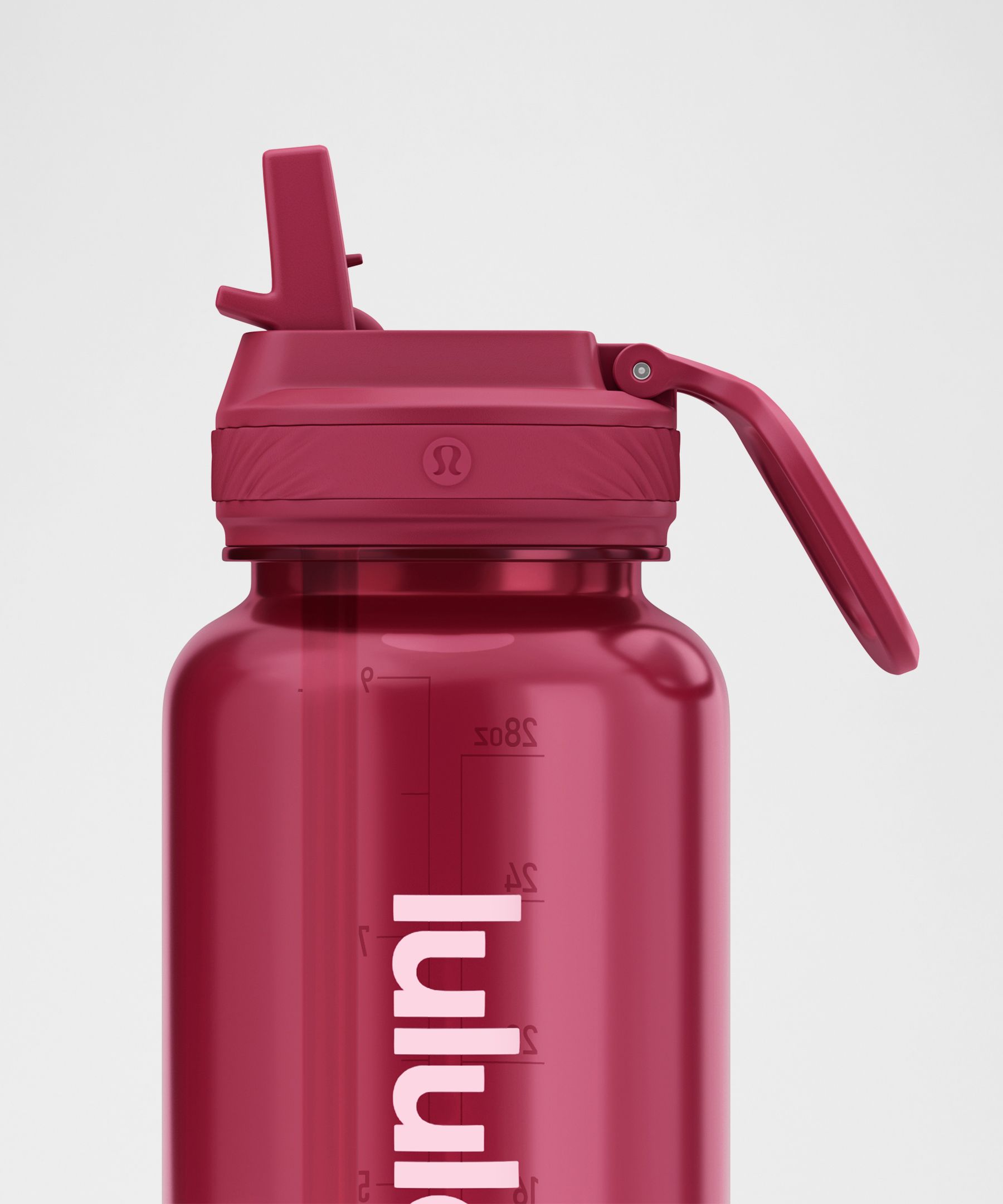 Back To Life Clear Bottle 32oz Straw Lid