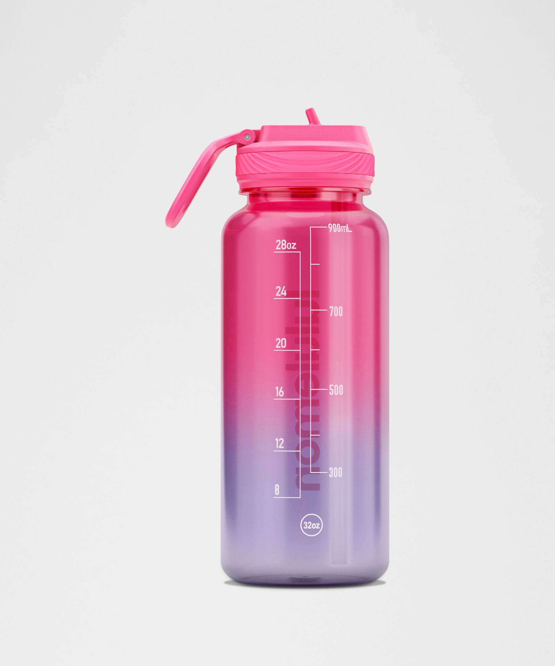 Back To Life Clear Bottle 32oz Straw Lid