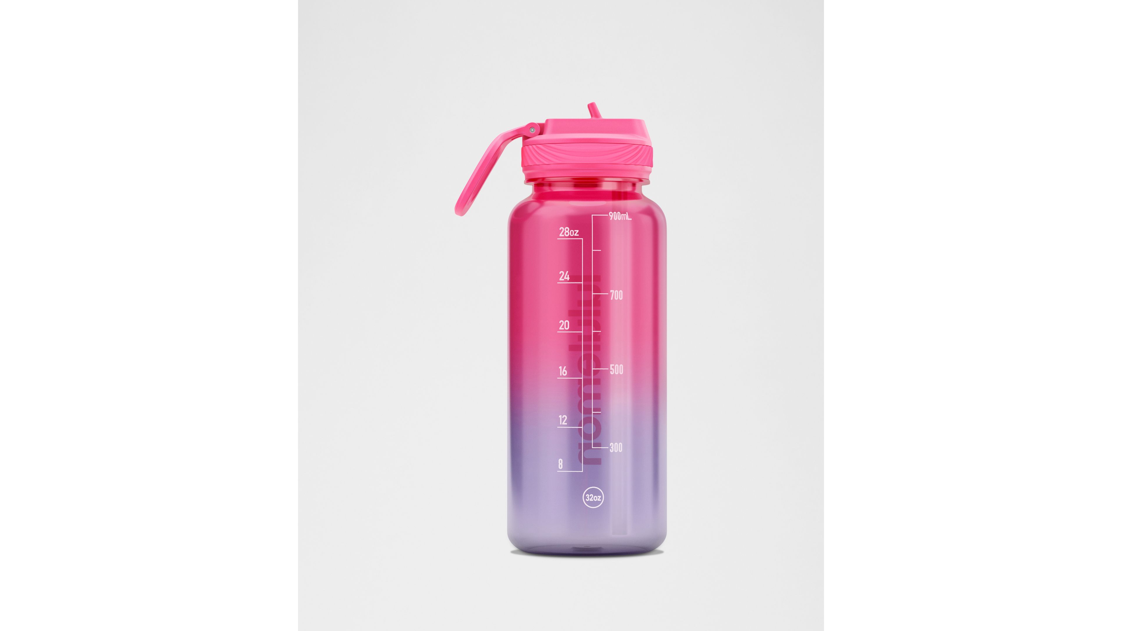 Back To Life Clear Bottle 32oz Straw Lid *Ombre