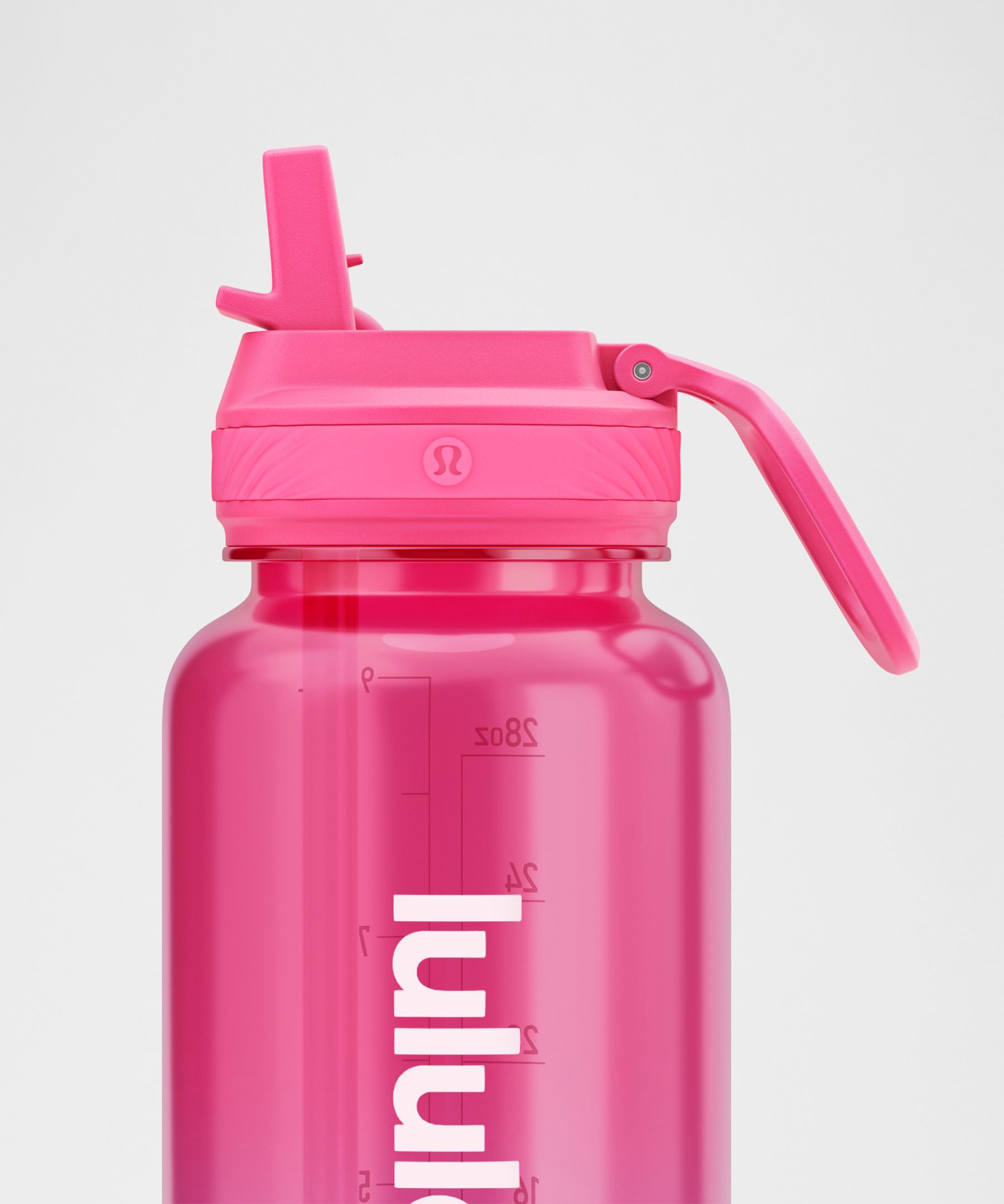 Back To Life Clear Bottle 32oz Straw Lid