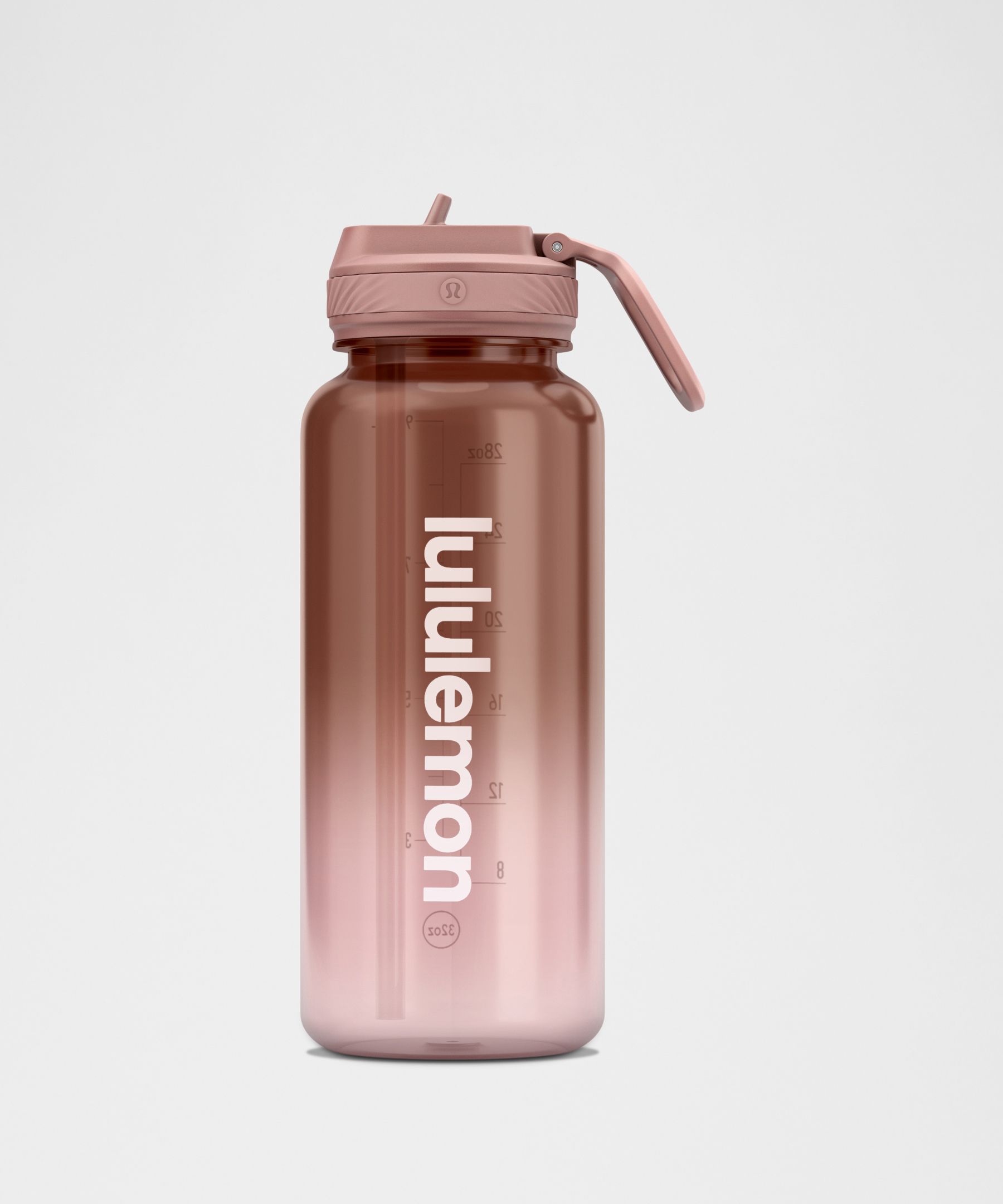 Back To Life Clear Bottle 32oz Straw Lid