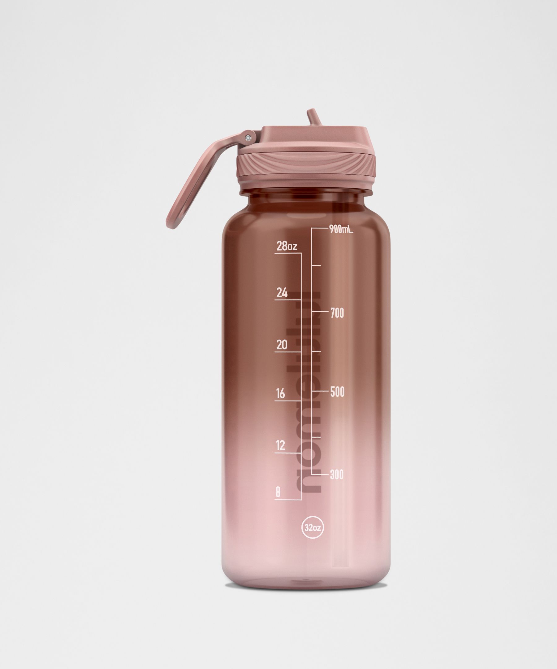 Back To Life Clear Bottle 32oz Straw Lid