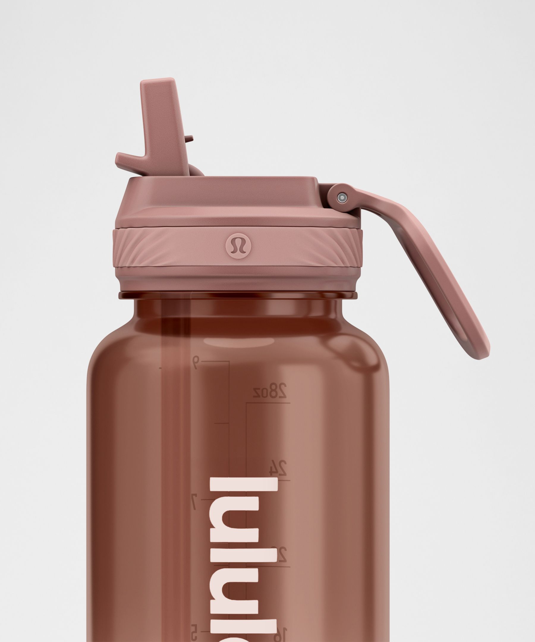 Back To Life Clear Bottle 32oz Straw Lid