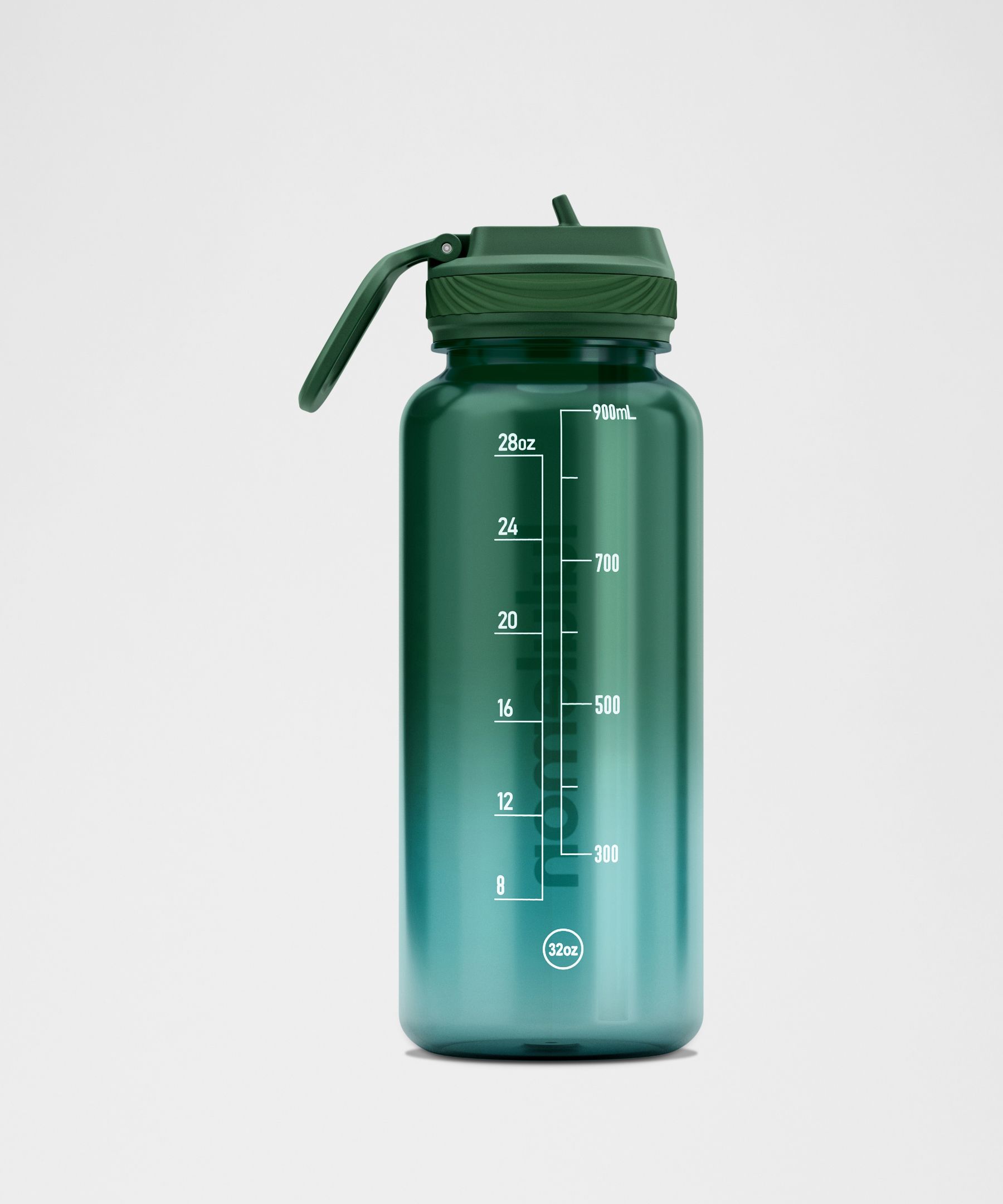 Back To Life Clear Bottle 32oz Straw Lid