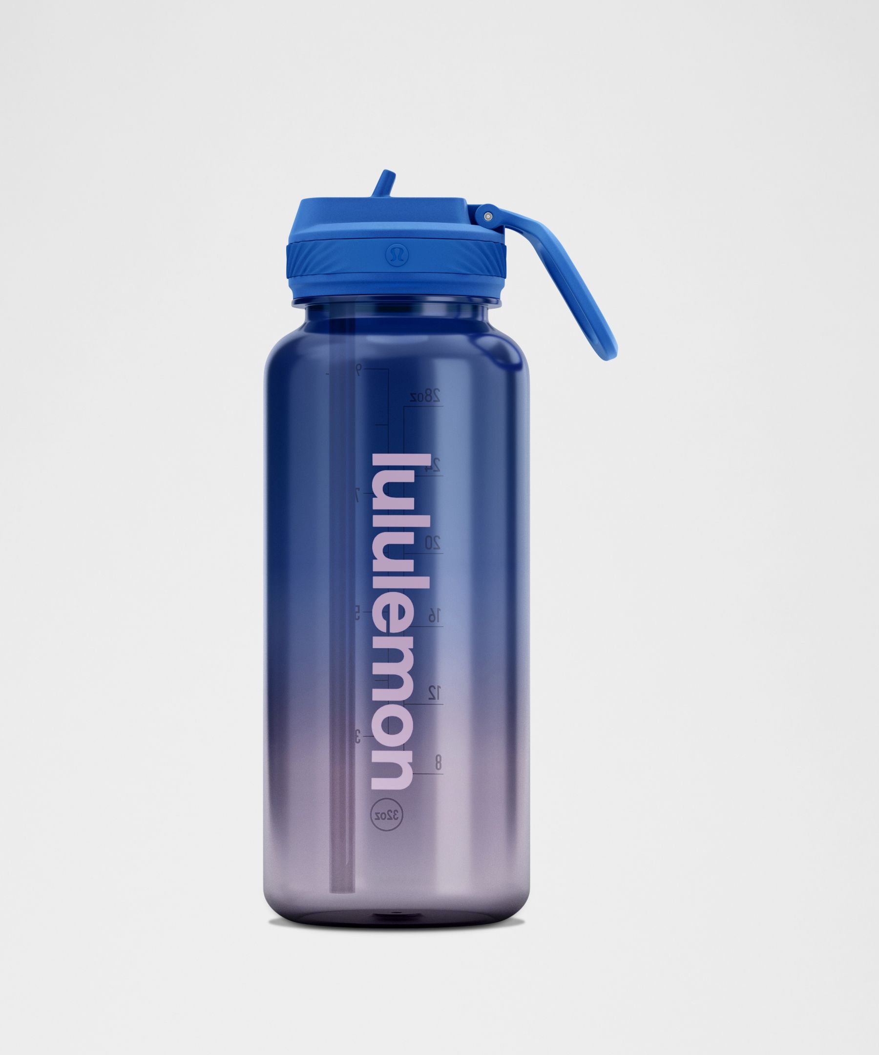 Back To Life Clear Bottle 32oz Straw Lid