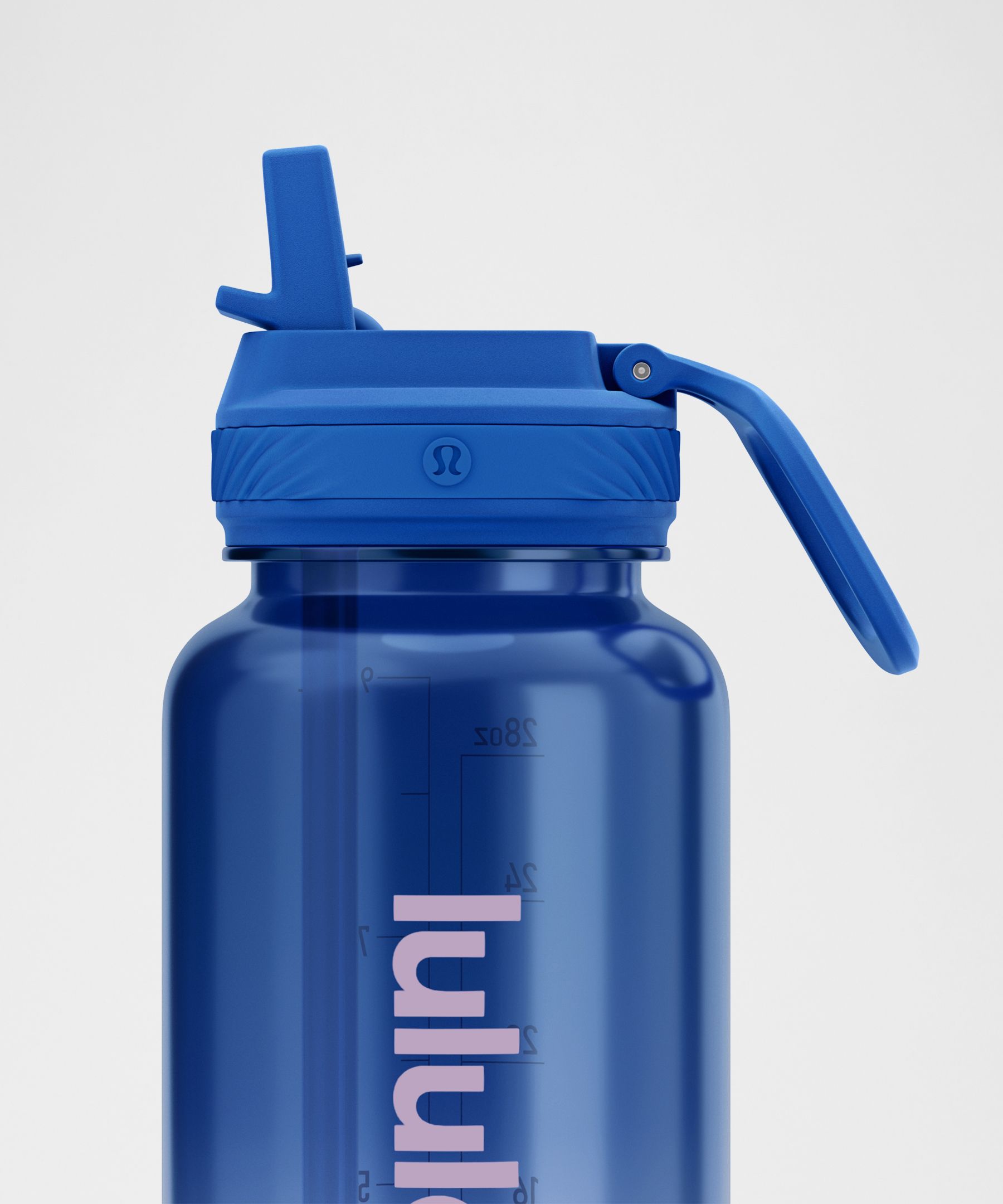 Back To Life Clear Bottle 32oz Straw Lid