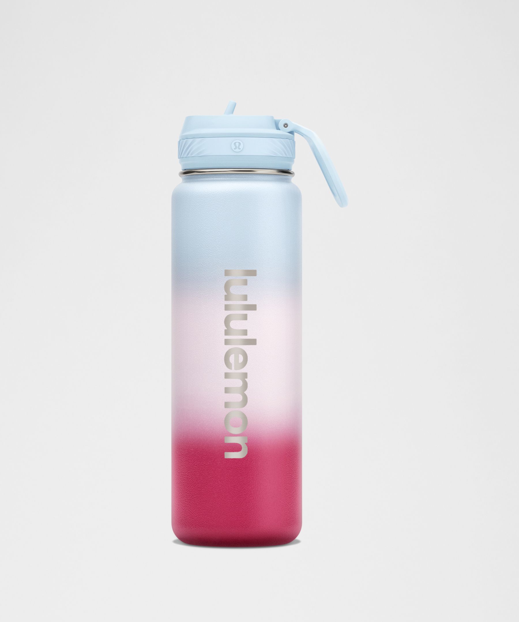 Botella deportiva Back to Life con tapa con pajita, 710&nbsp;ml *Ombre