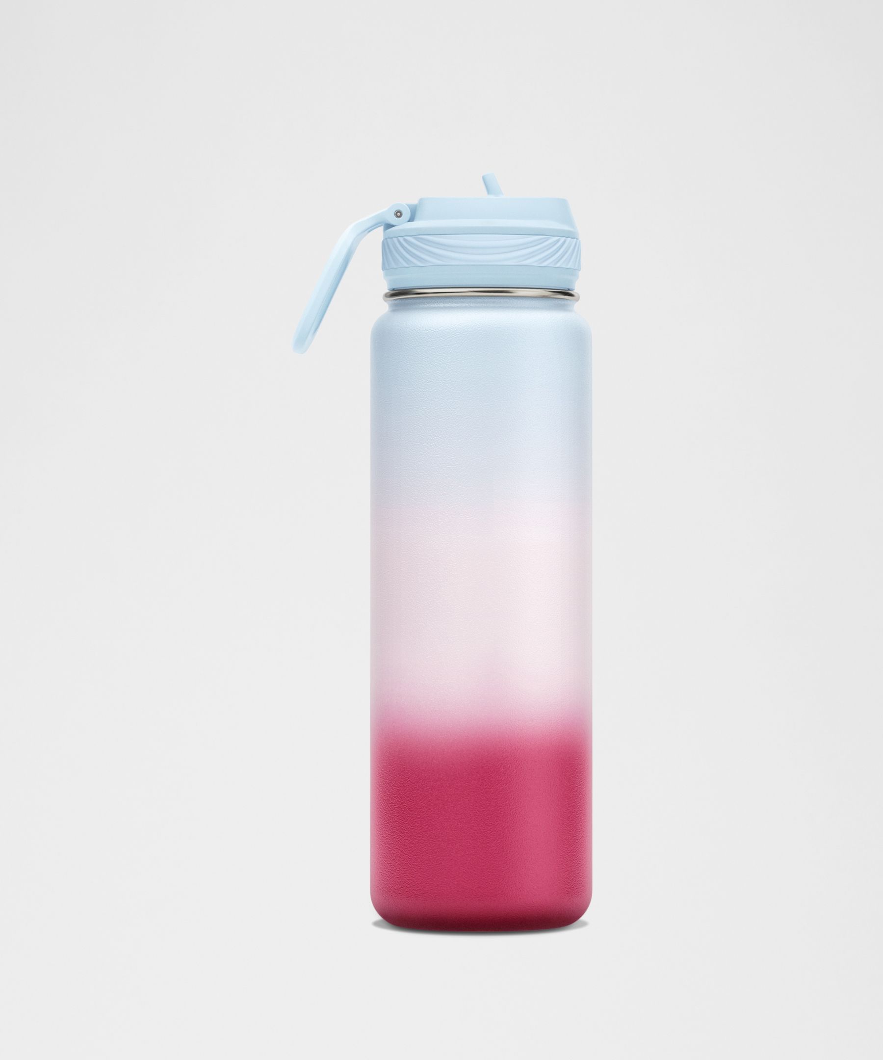 Botella deportiva Back to Life con tapa con pajita, 710&nbsp;ml *Ombre