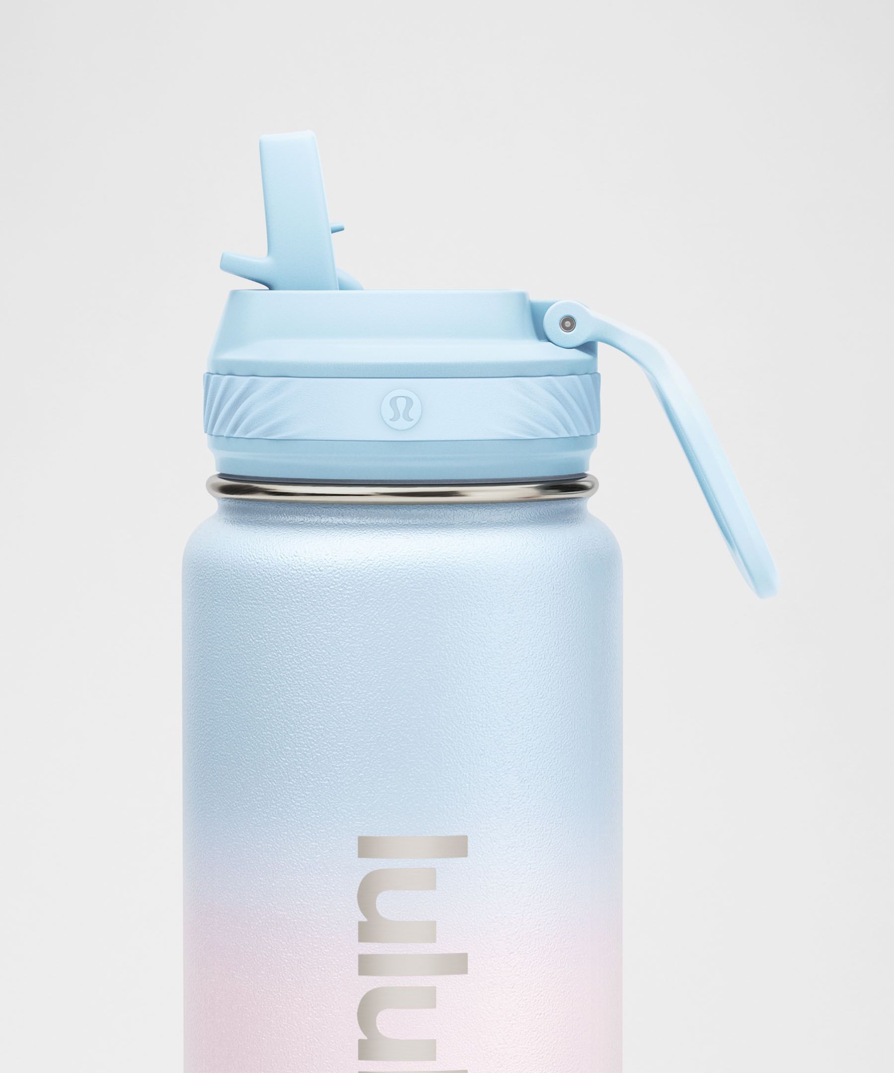 Botella deportiva Back to Life con tapa con pajita, 710&nbsp;ml *Ombre