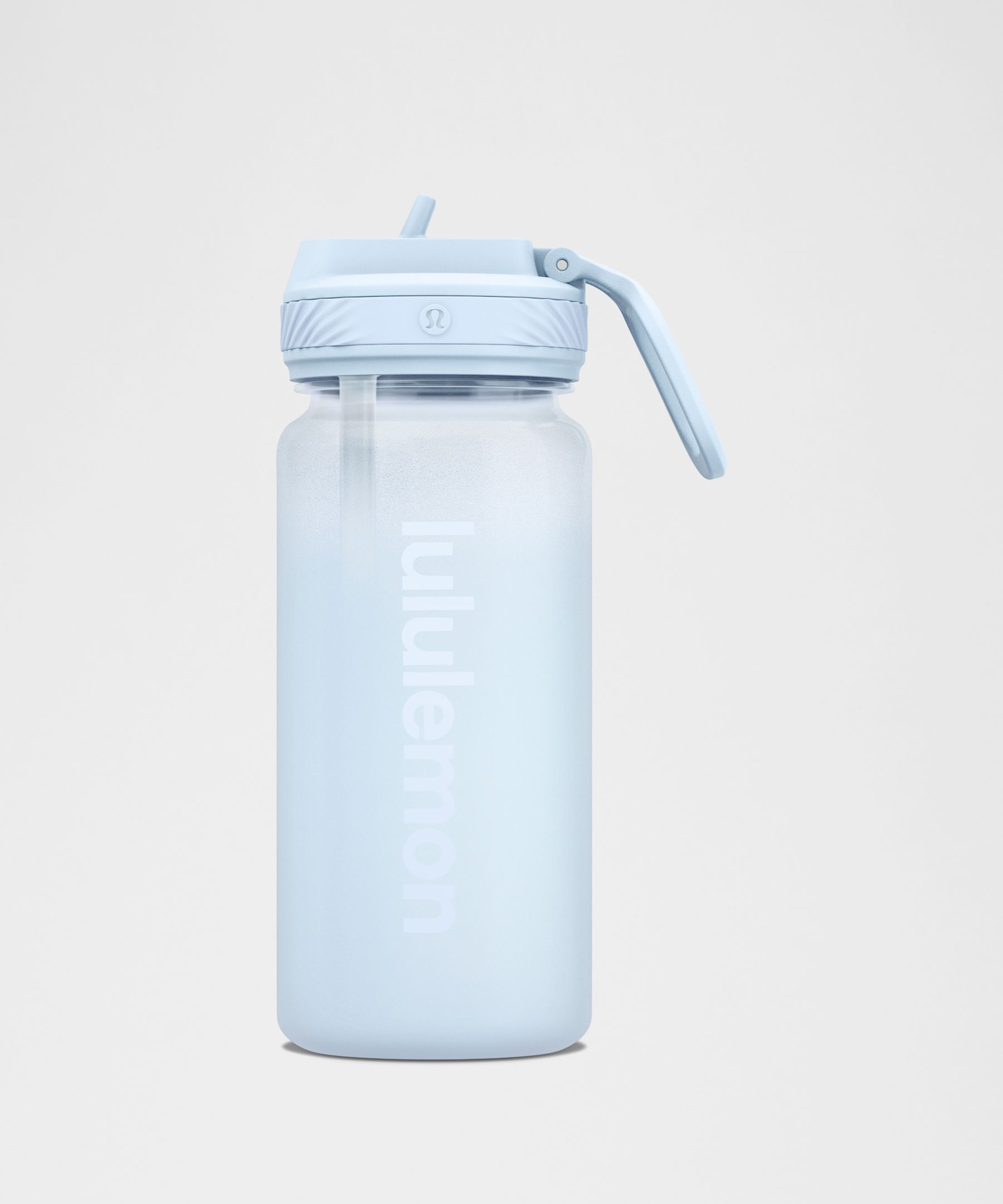 Lululemon Back To Life Clear Bottle 18oz Straw Lid