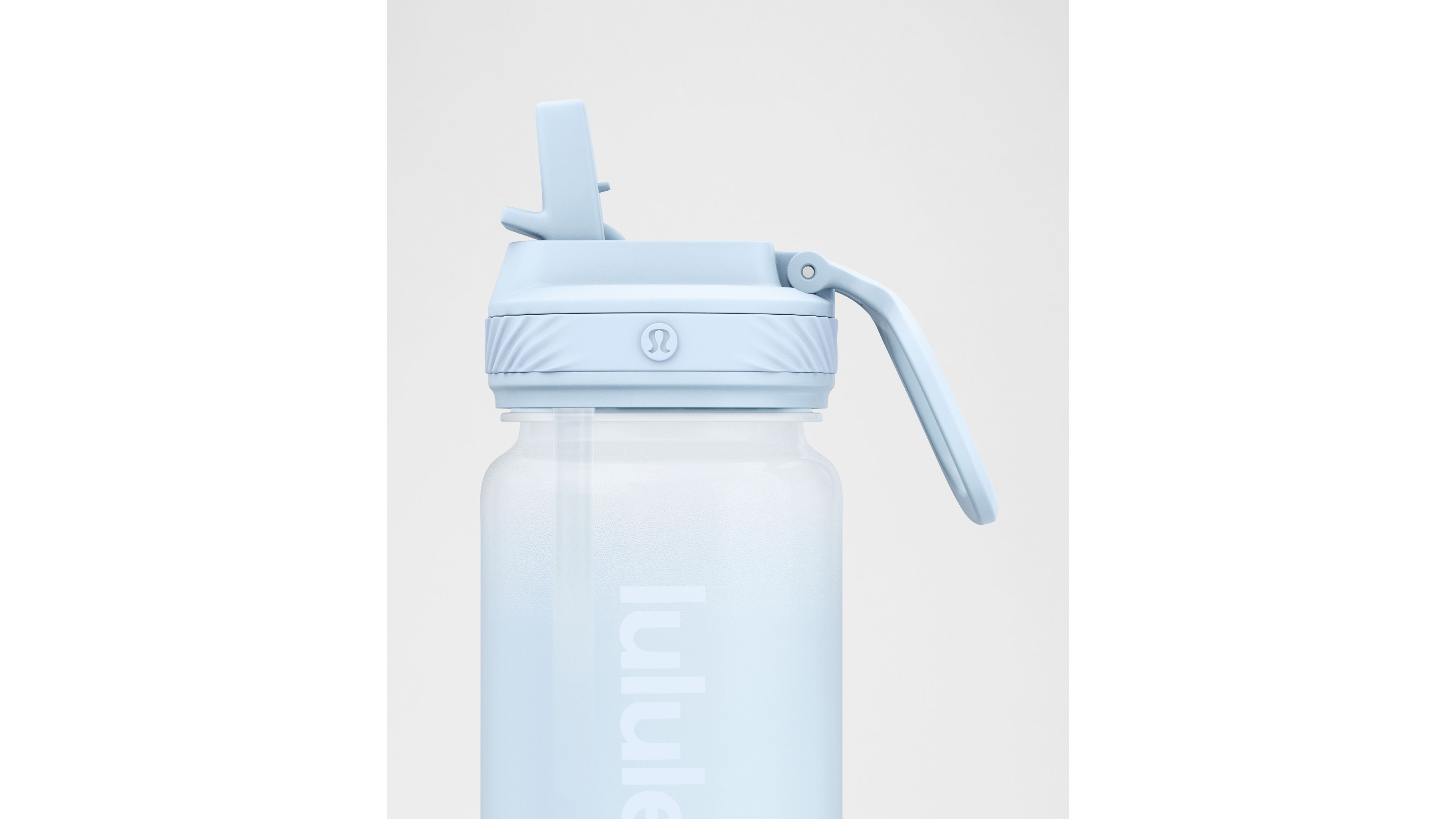 Back to Life Clear Bottle 18oz Straw Lid *Frosted