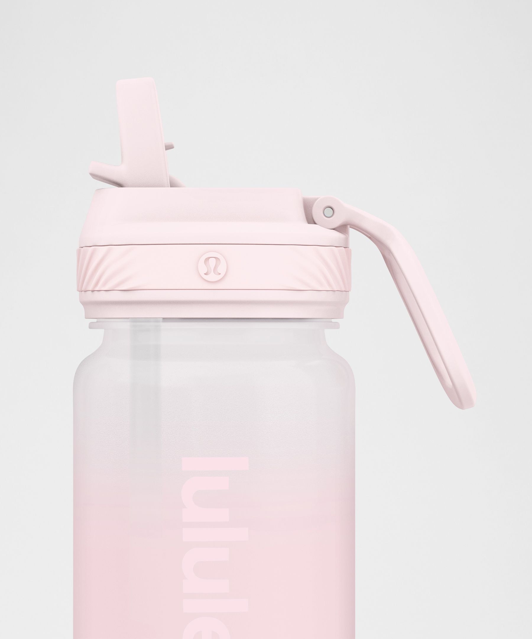 Back to Life Clear Bottle 18oz Straw Lid