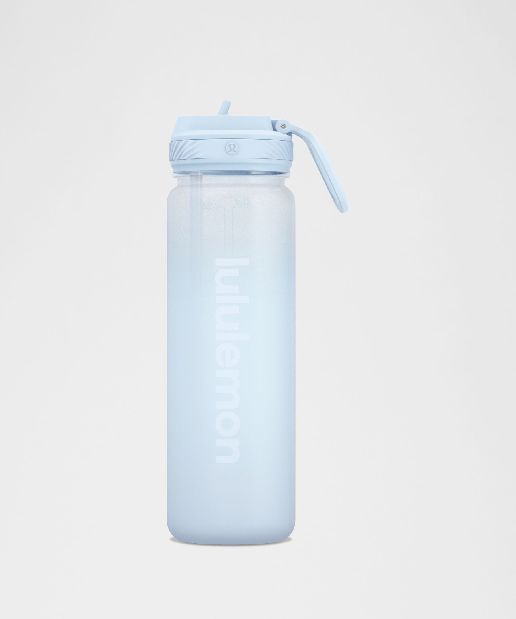 Back to Life Clear Bottle 24oz Straw Lid *Frosted