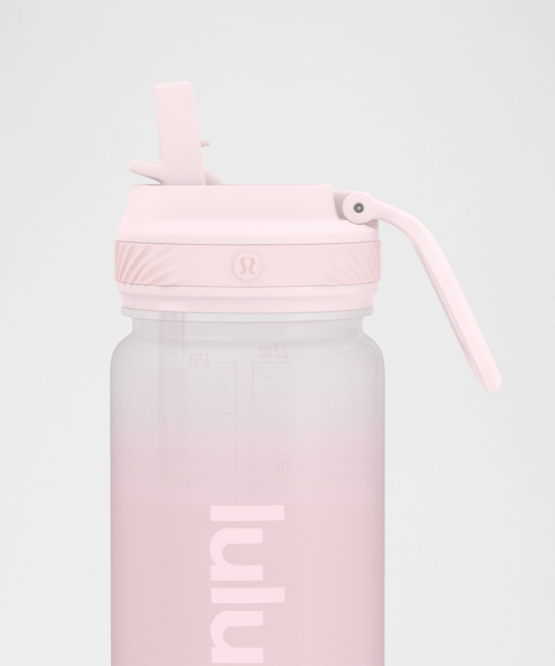 Back to Life Clear Bottle 24oz Straw Lid *Frosted