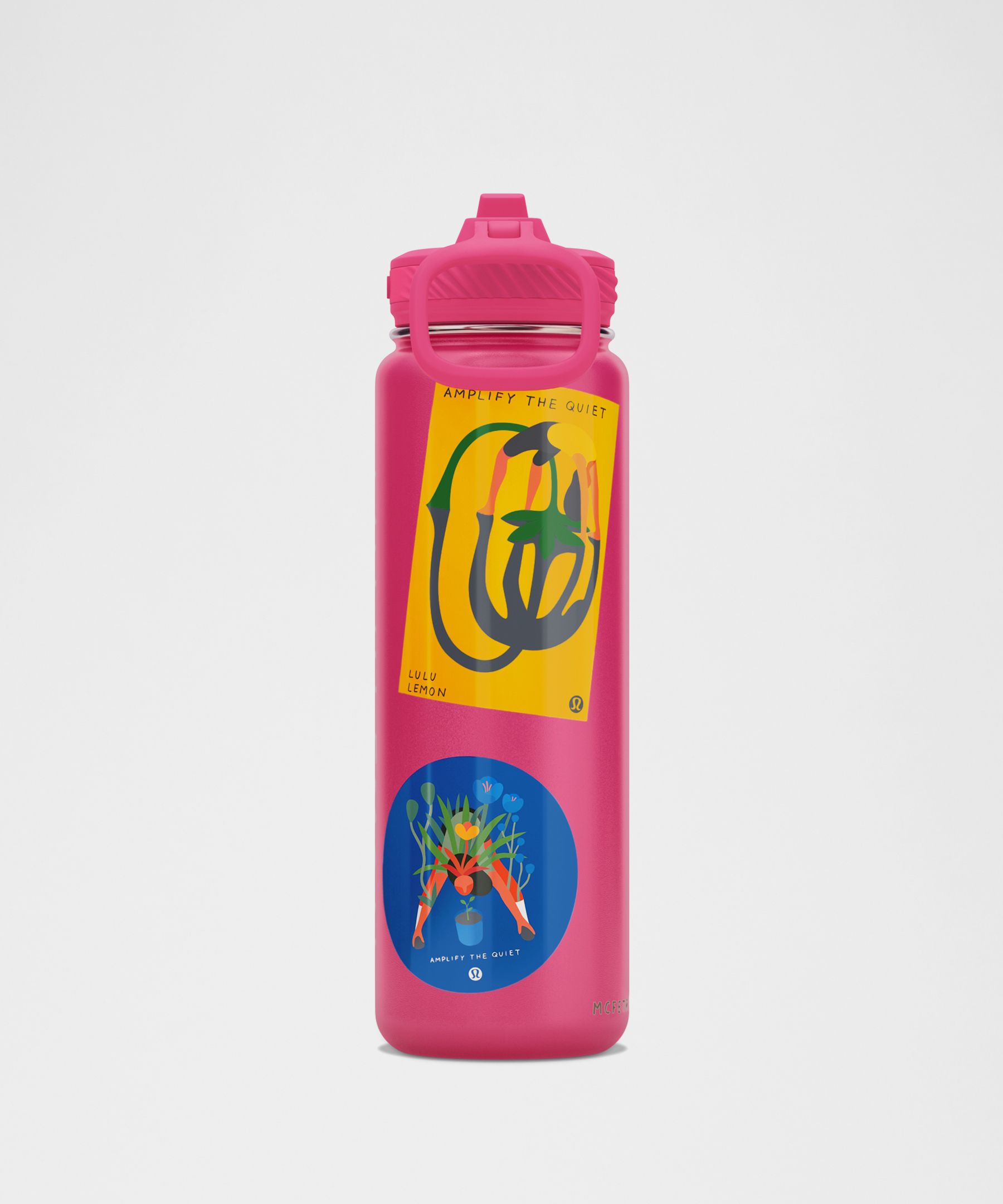 lululemon x Geoff McFetridge Back to Life Sport Bottle 24oz *Straw Lid