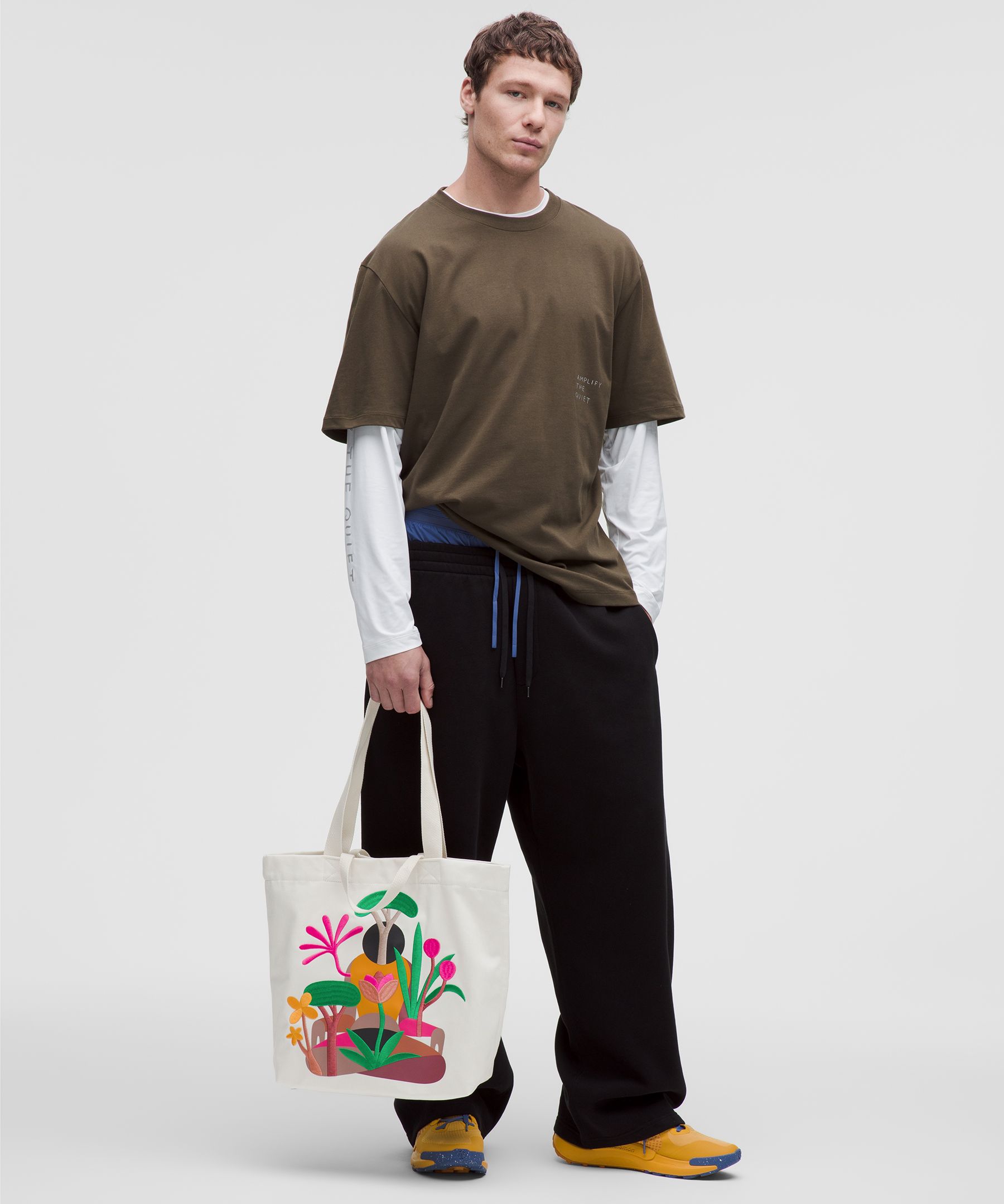 lululemon x Geoff McFetridge Double-Handle Canvas Tote Bag 17L