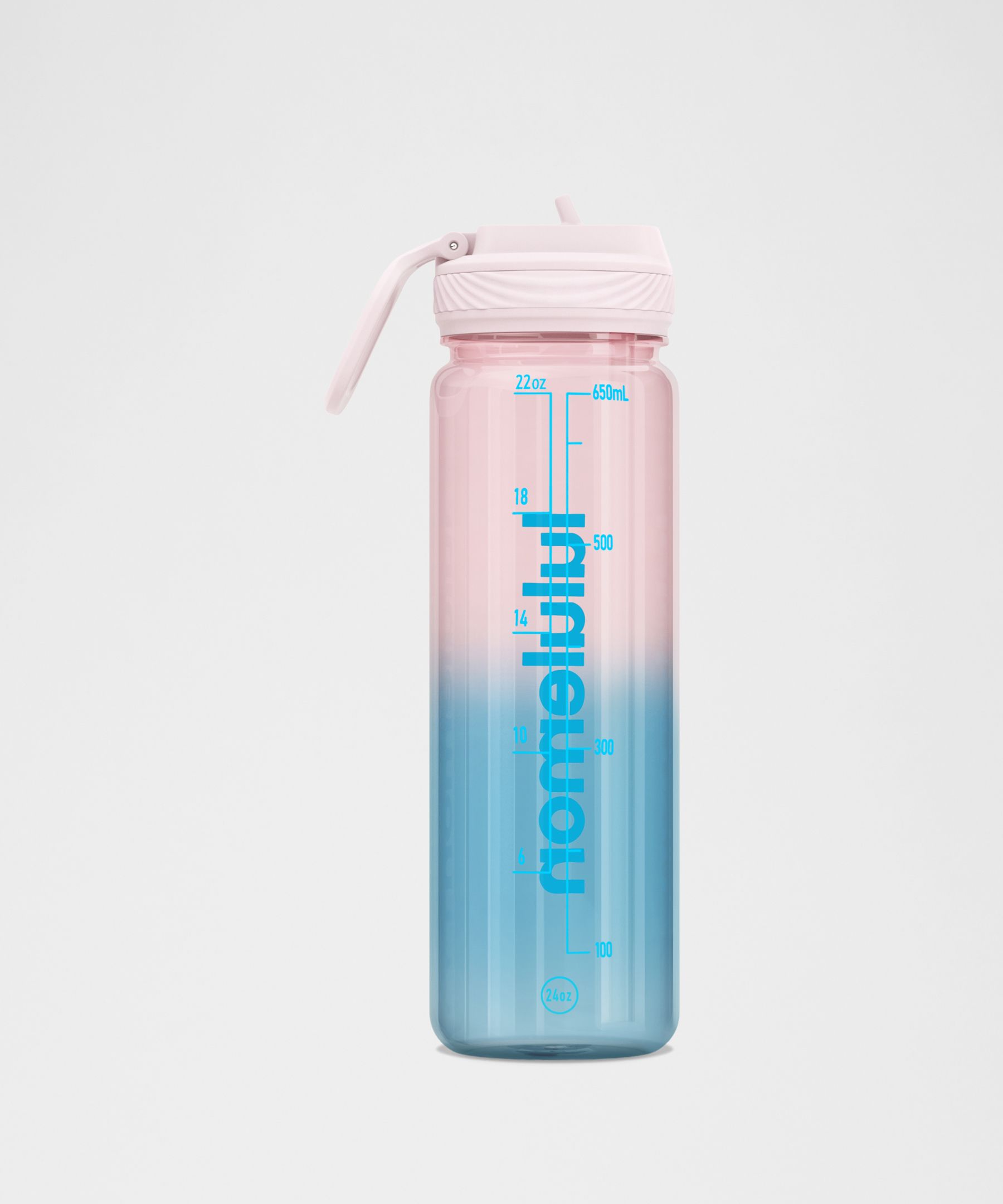 Back to Life Clear Bottle 24oz *Straw Lid
