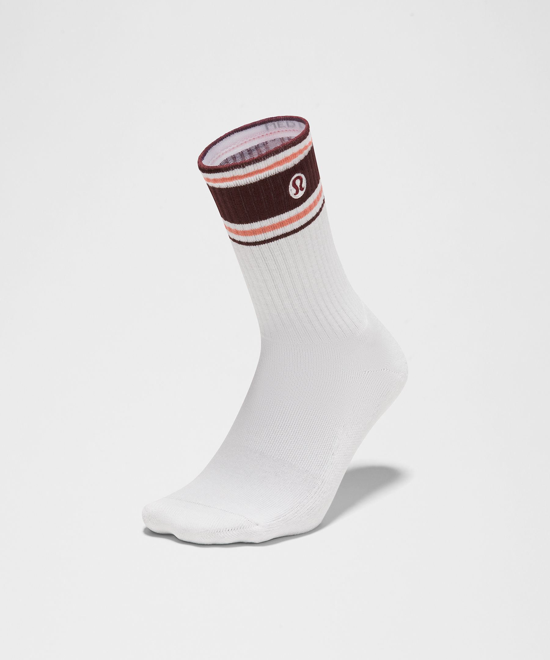 Calcetines Daily Essential de media ca&ntilde;a unisex *Rayas retro