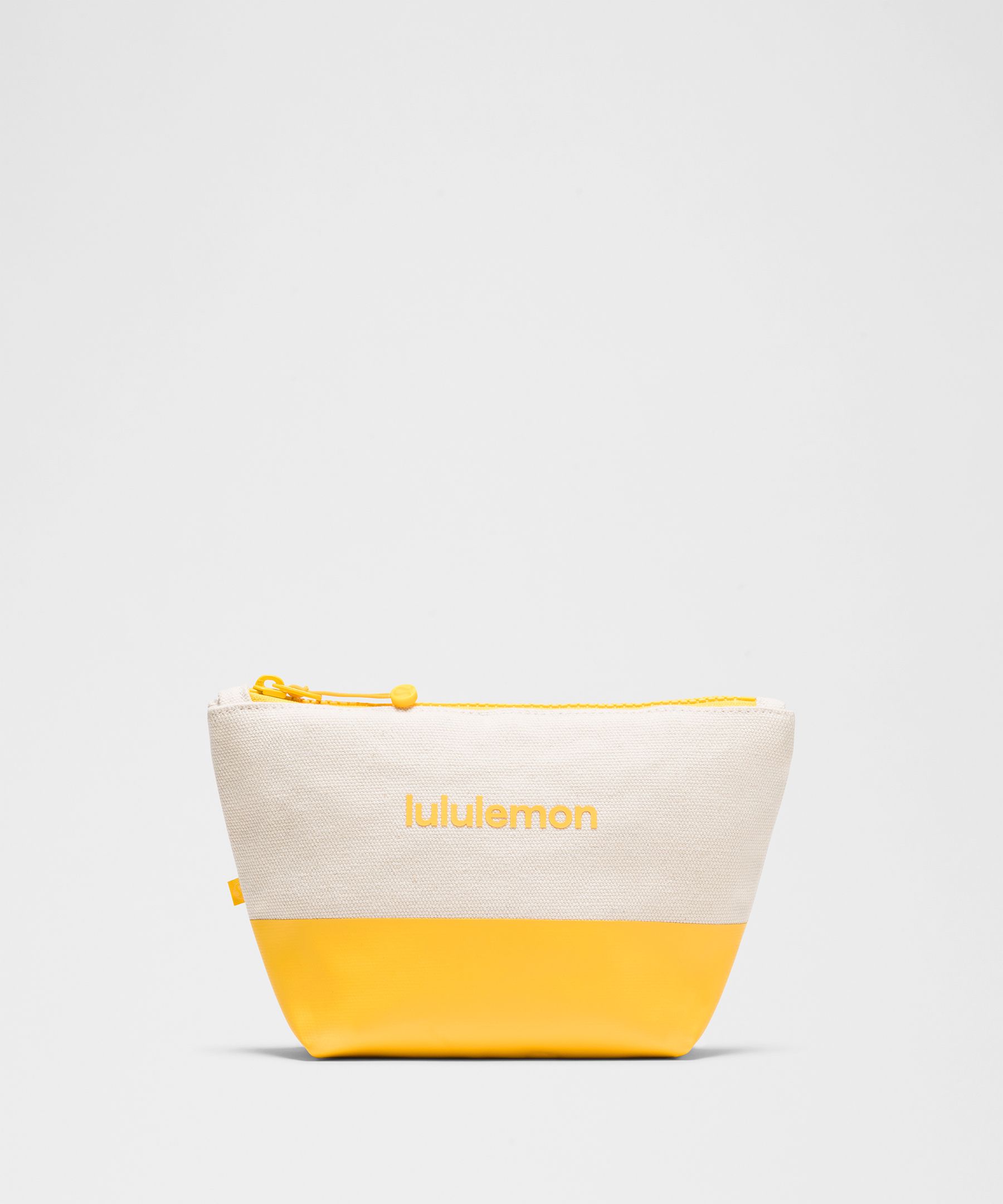 lululemon – Canvas Pouch Bag Mini Wordmark – Color Yellow