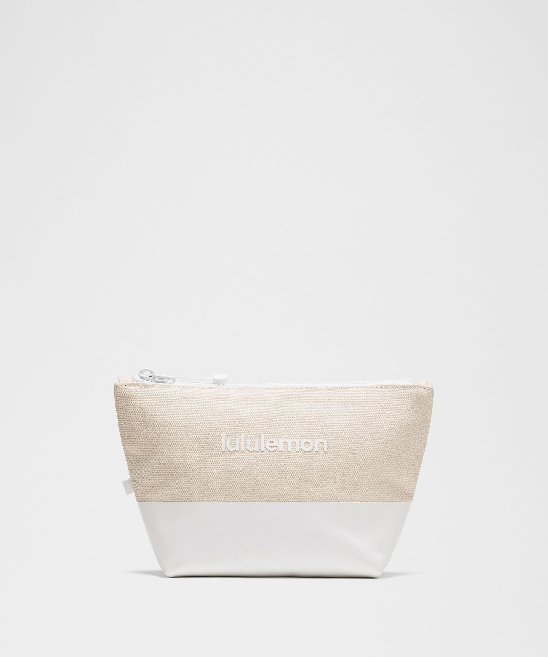 lululemon – Canvas Pouch Bag Mini Wordmark – Color White