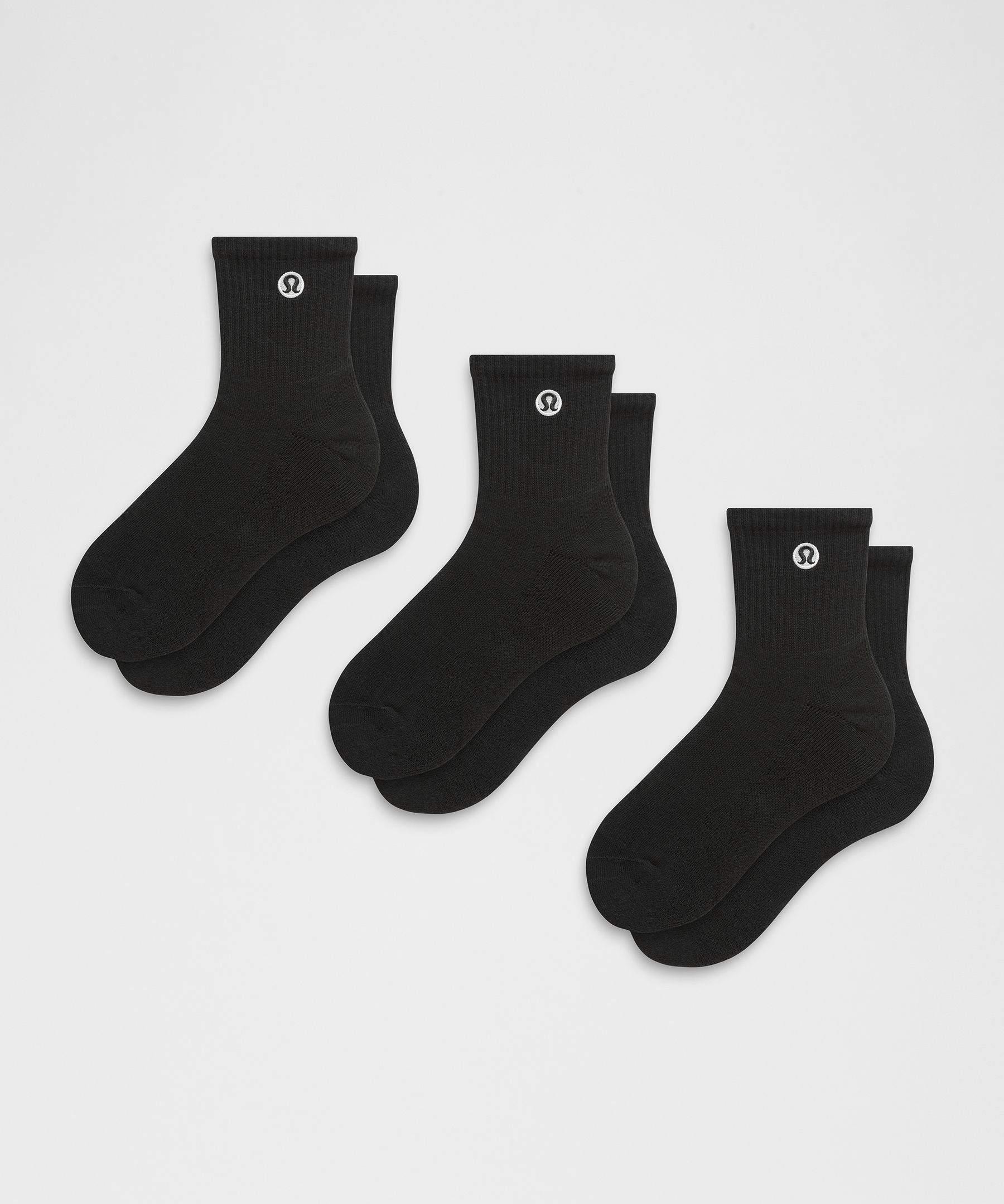 Unisex Daily Essential Quarter Socks *3 Pack