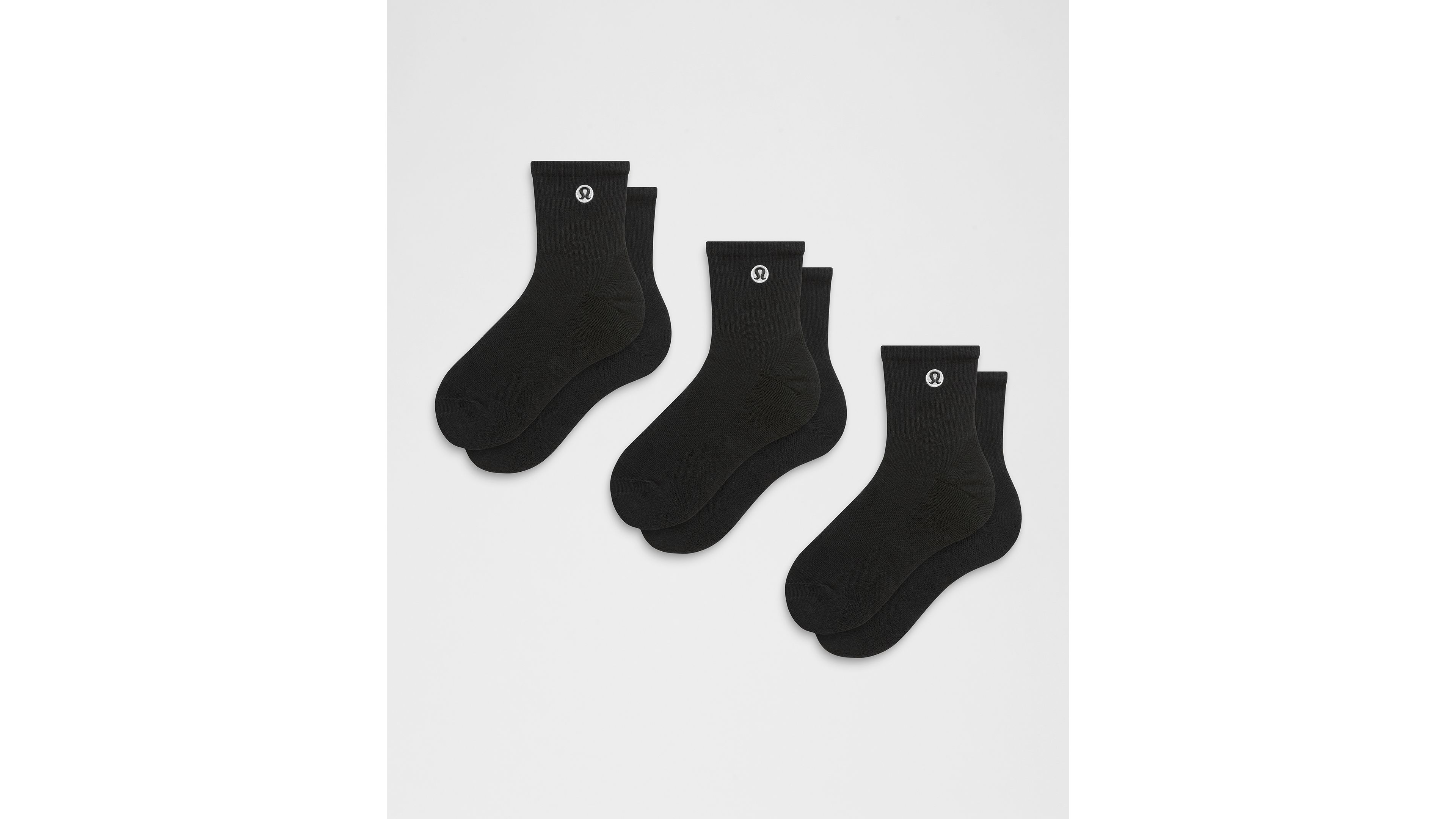 Unisex Daily Essential Quarter Socks *3 Pack