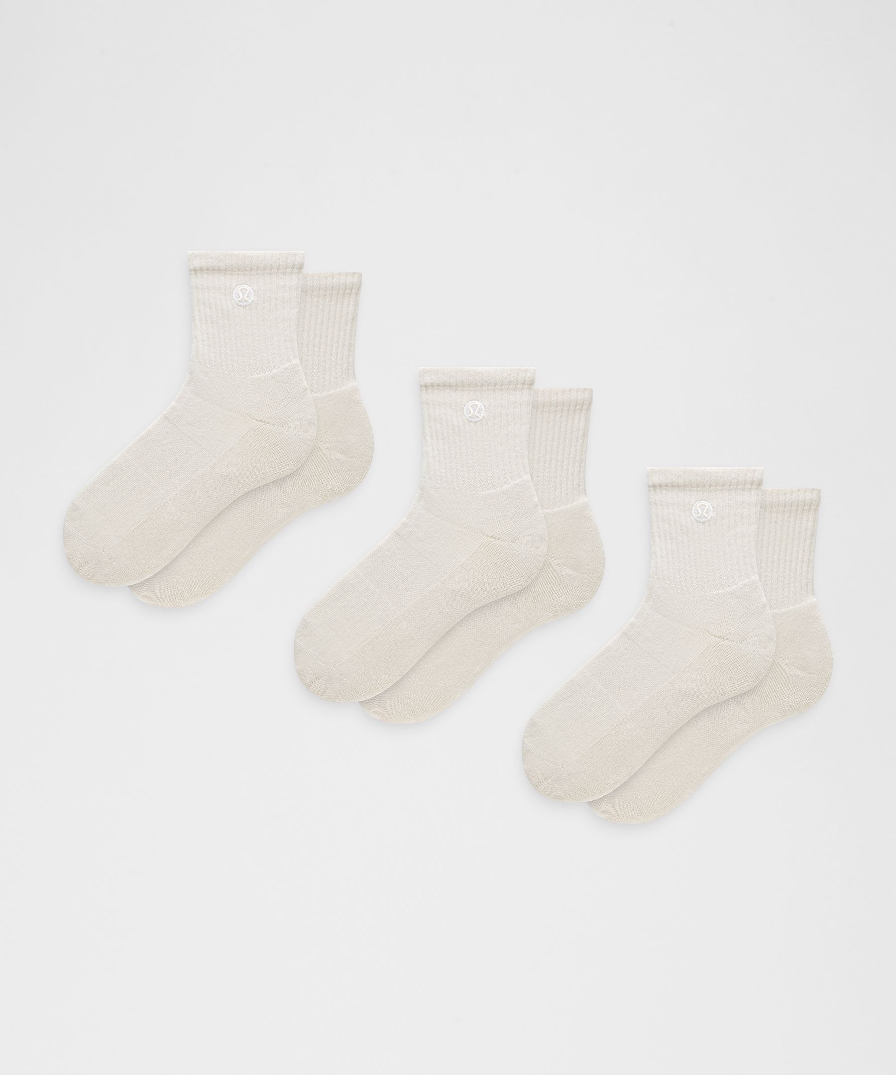 Unisex Daily Essential Quarter Socks *3 Pack - image 5
